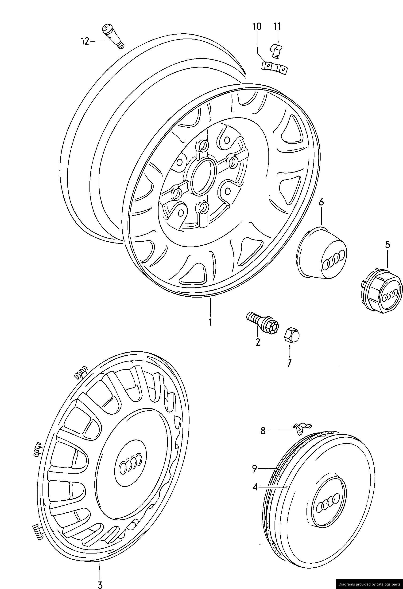 Car part diagram