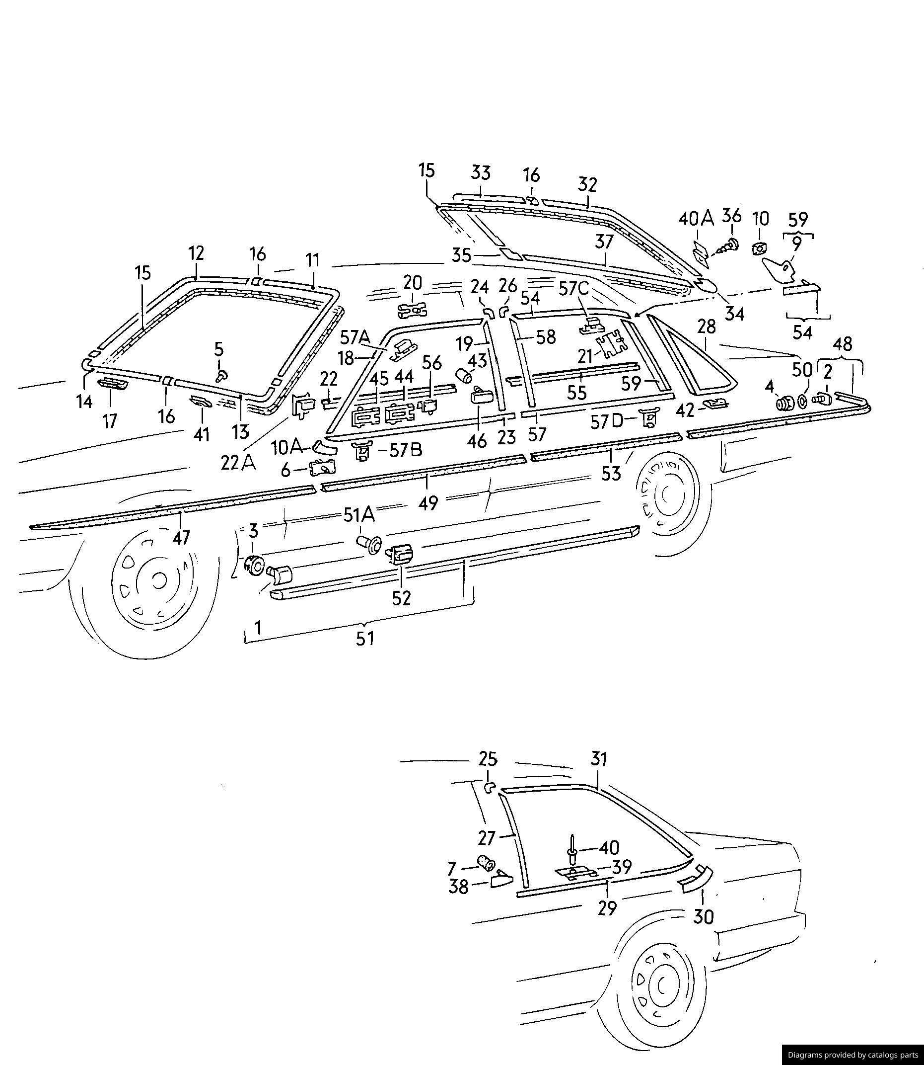 Car part diagram