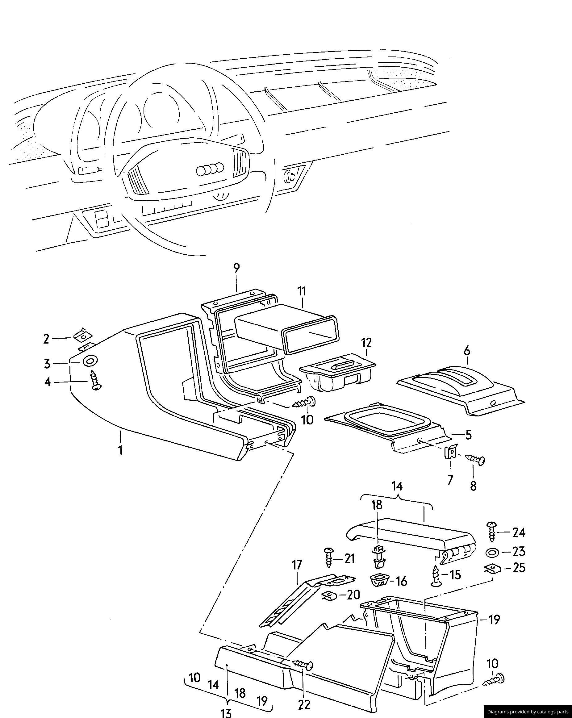 Car part diagram