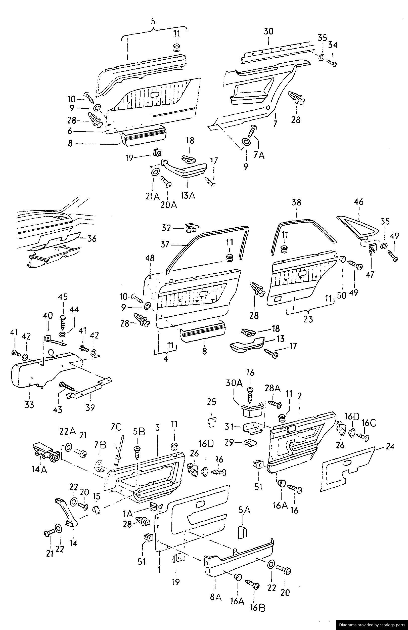 Car part diagram