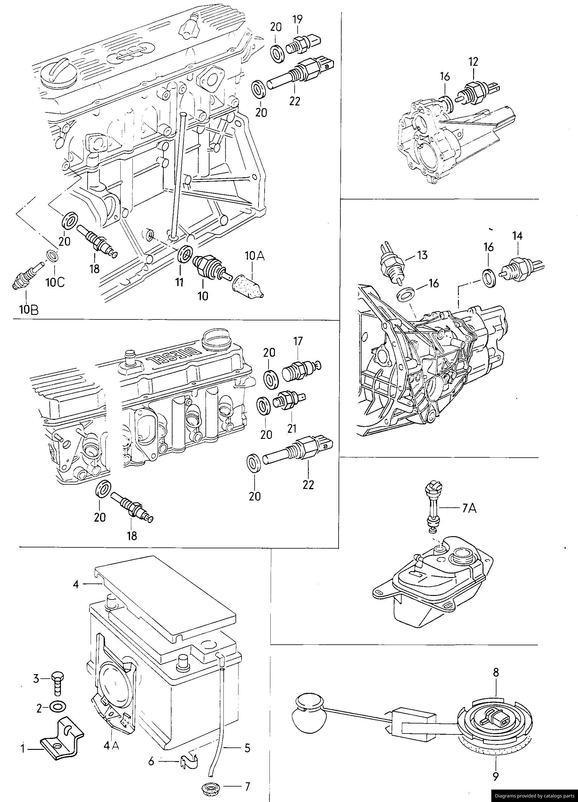 Car part diagram