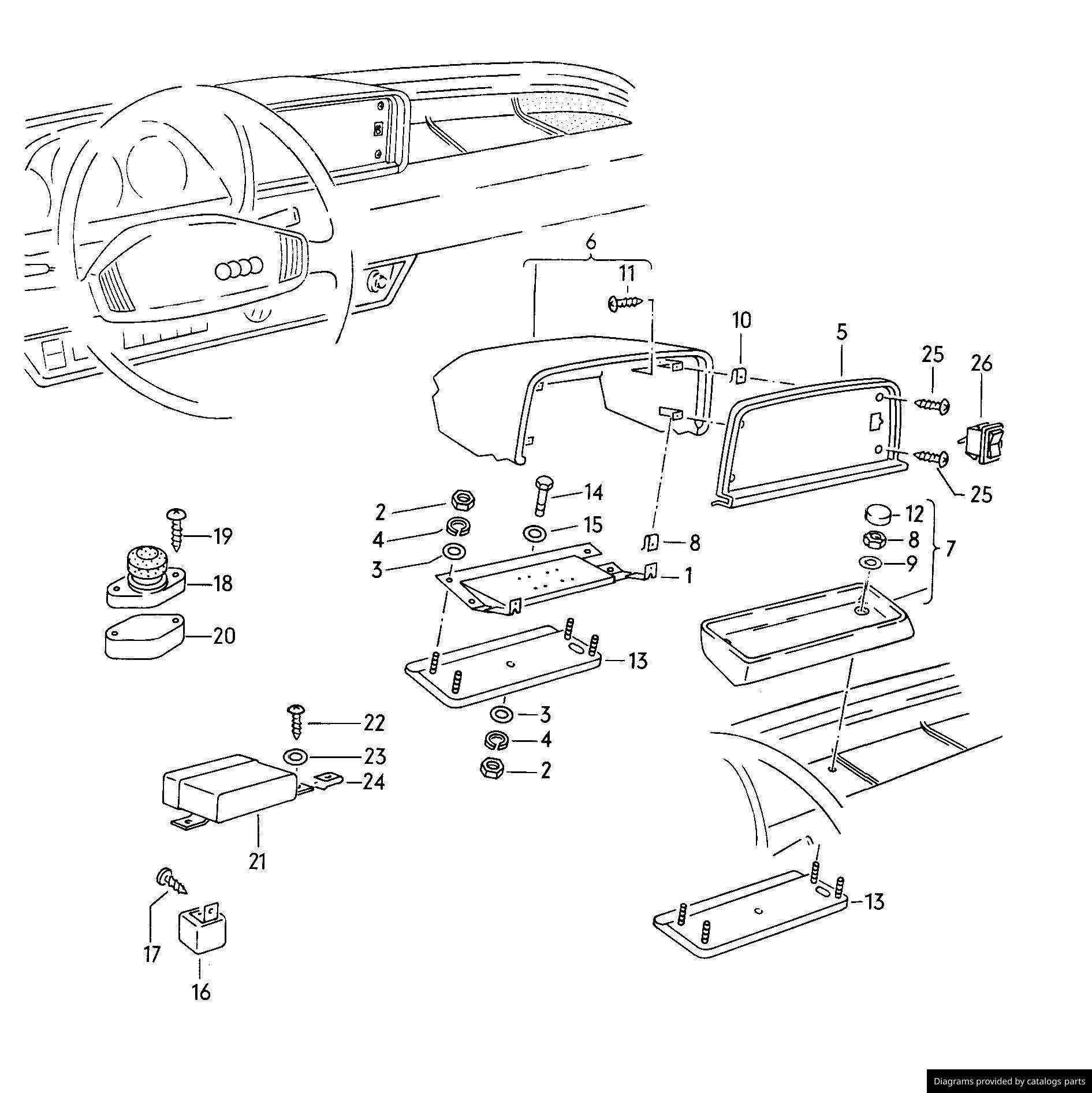 Car part diagram