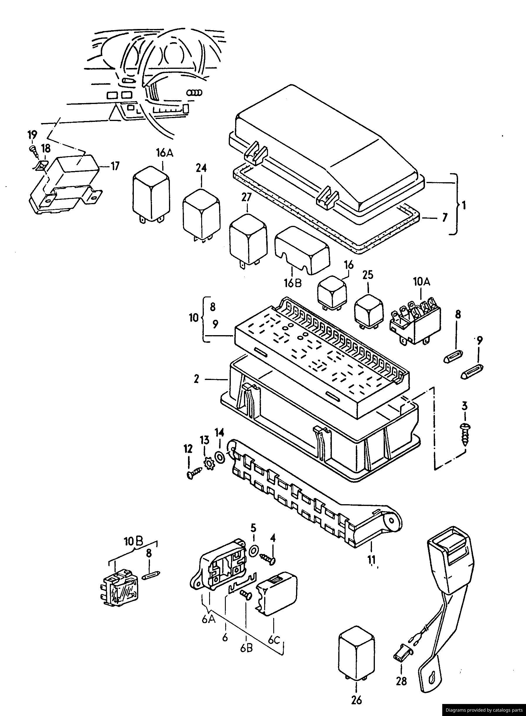 Car part diagram