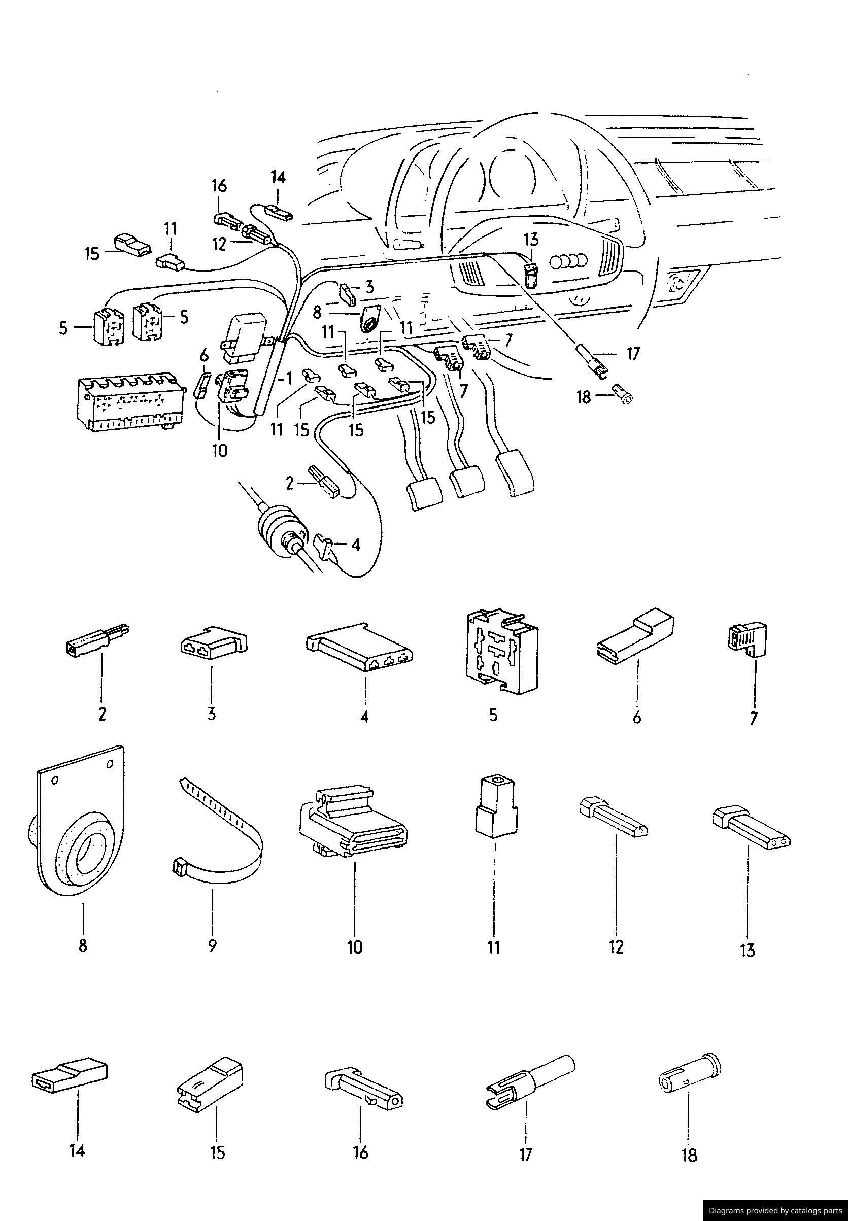 Car part diagram