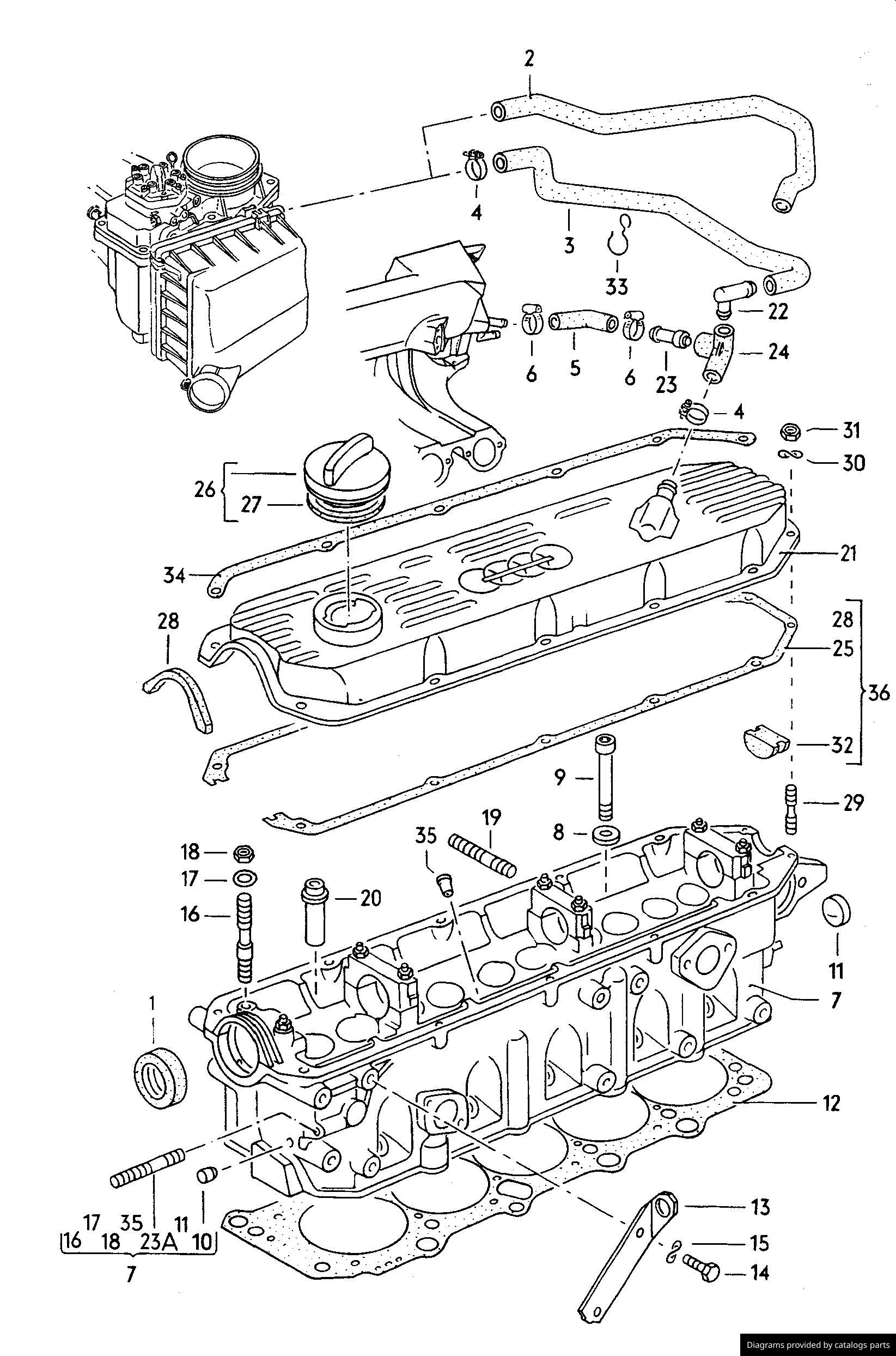 Car part diagram