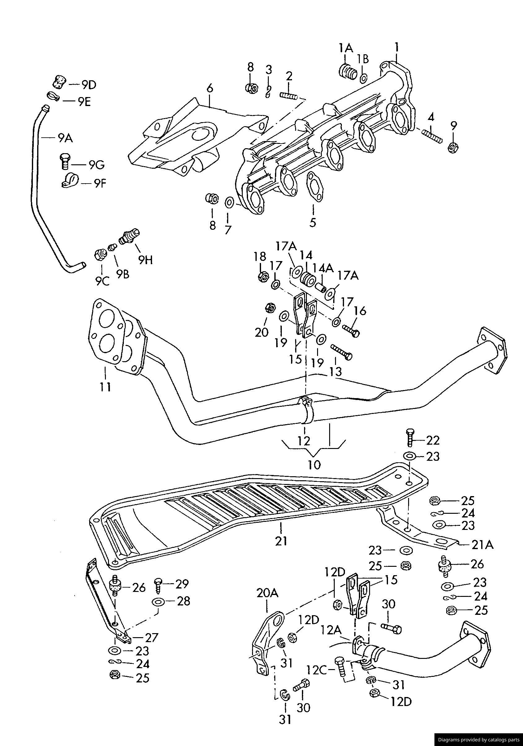 Car part diagram