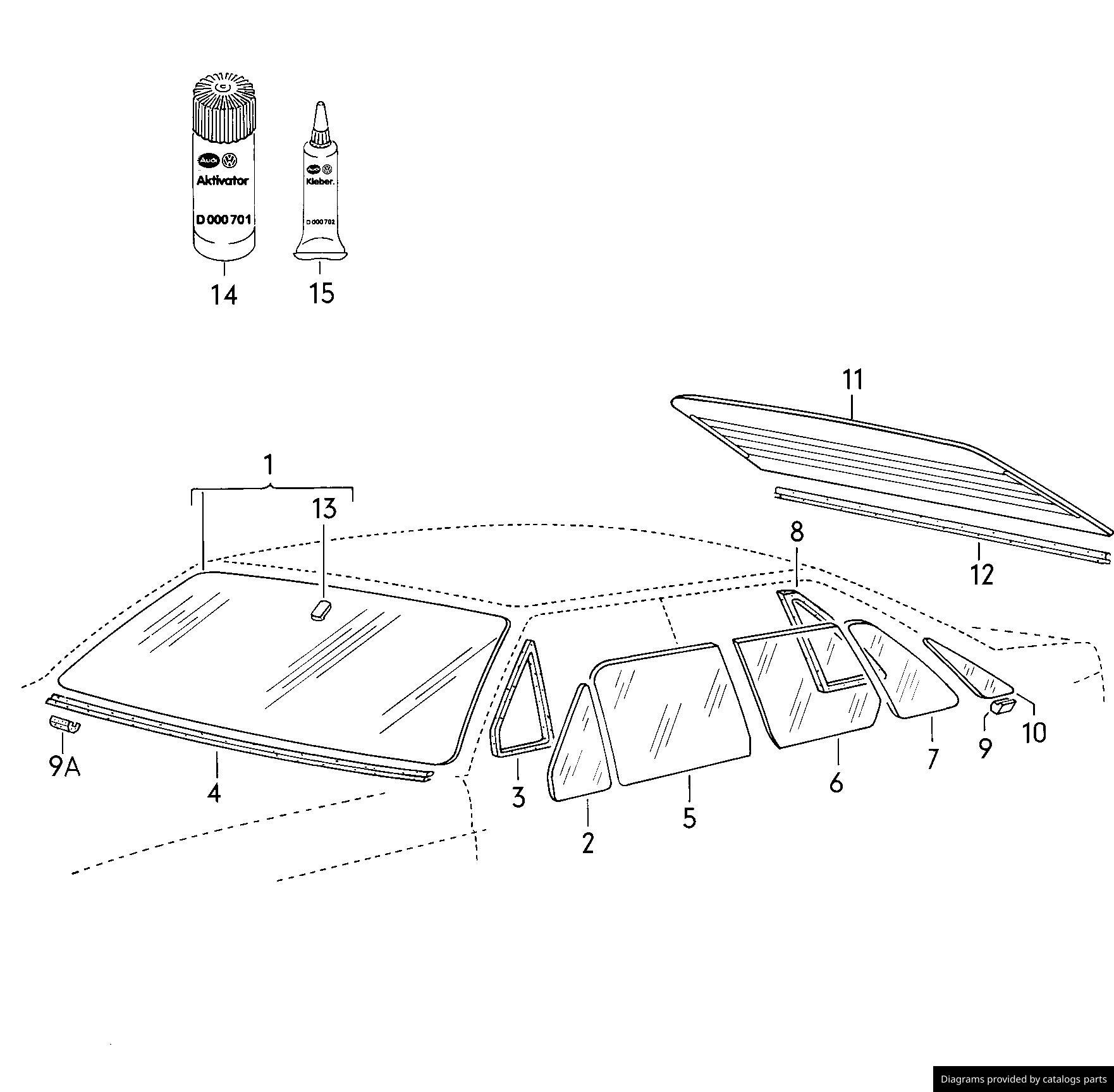 Car part diagram