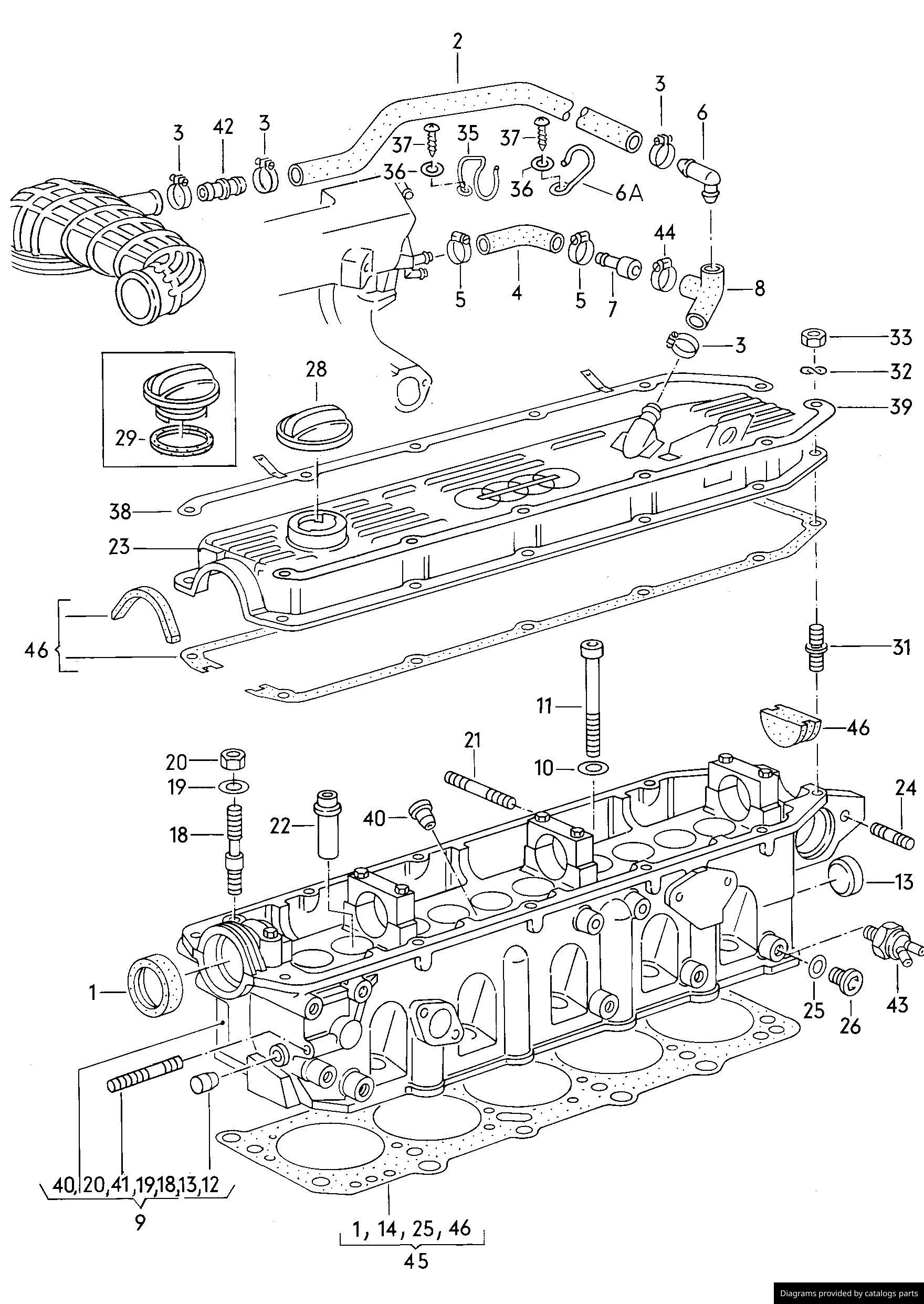 Car part diagram