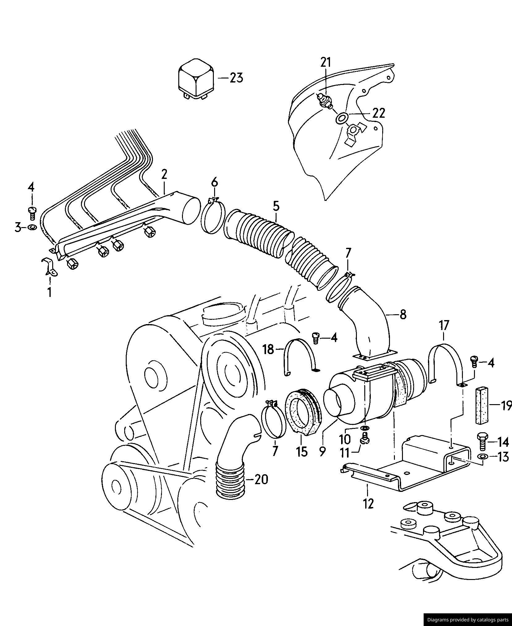 Car part diagram