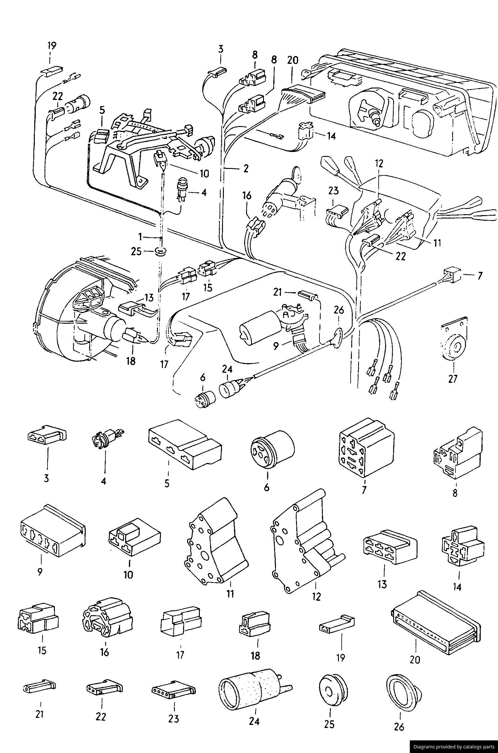 Car part diagram