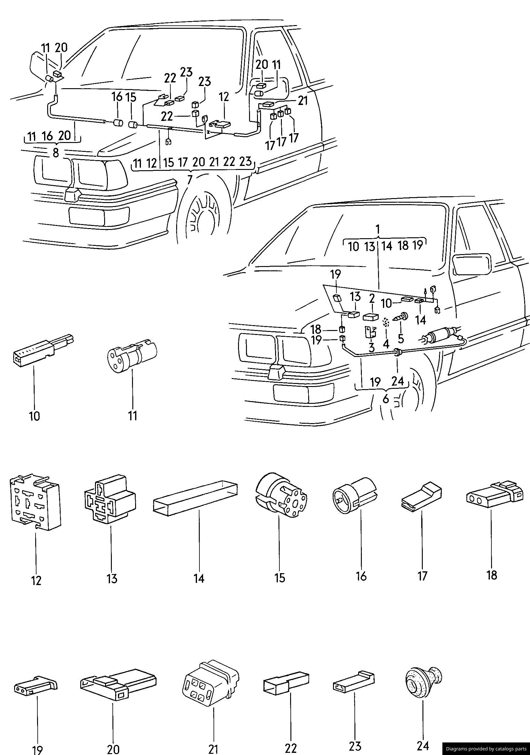 Car part diagram