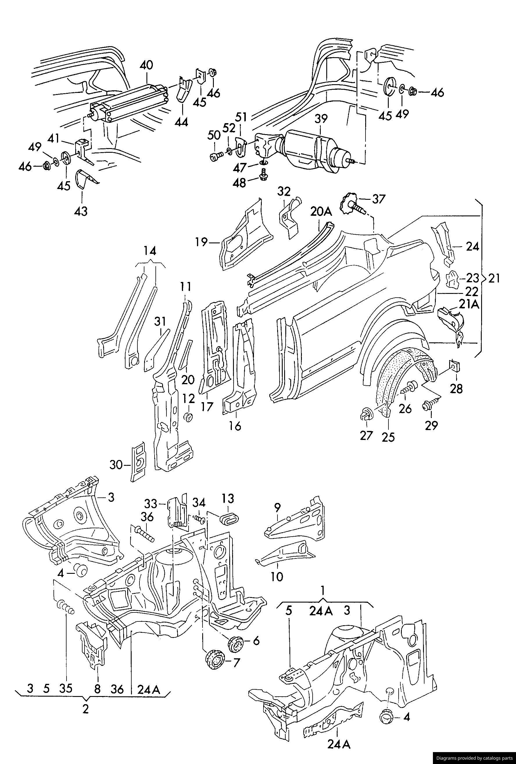Car part diagram