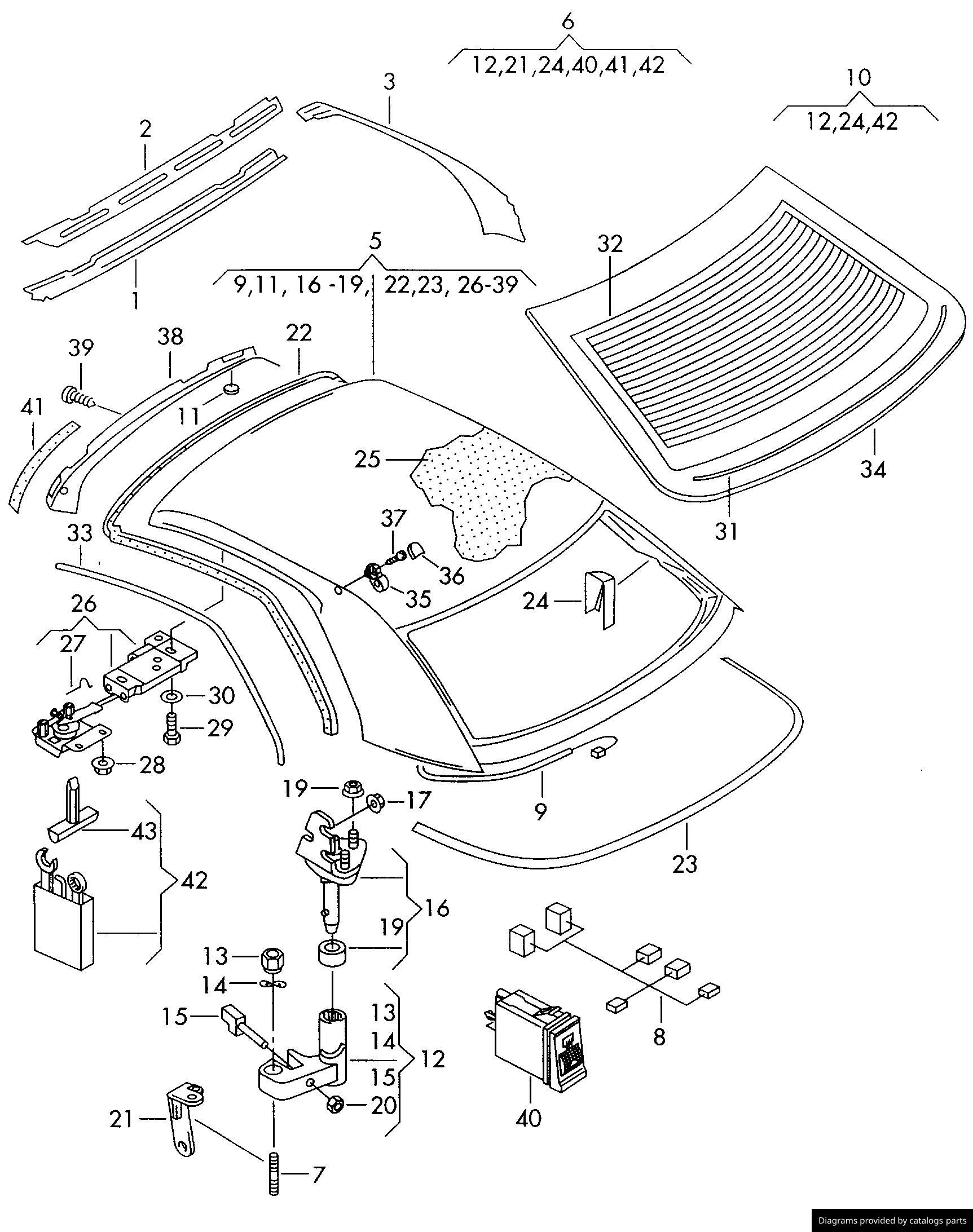 Car part diagram