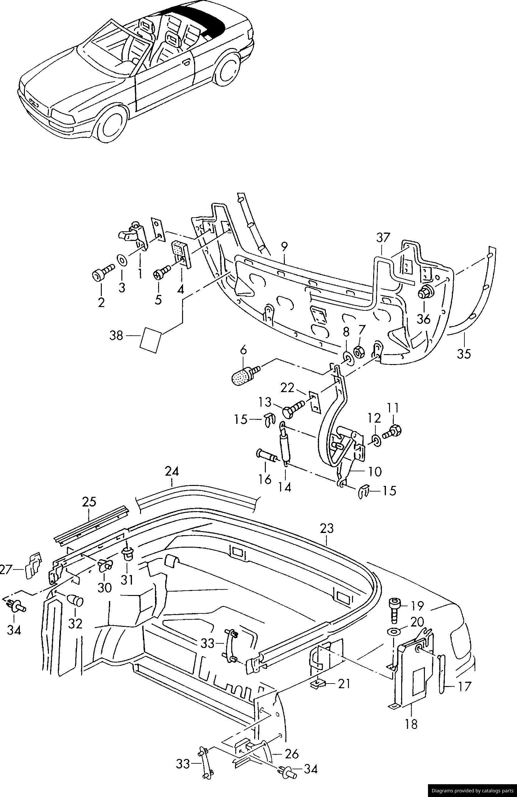 Car part diagram