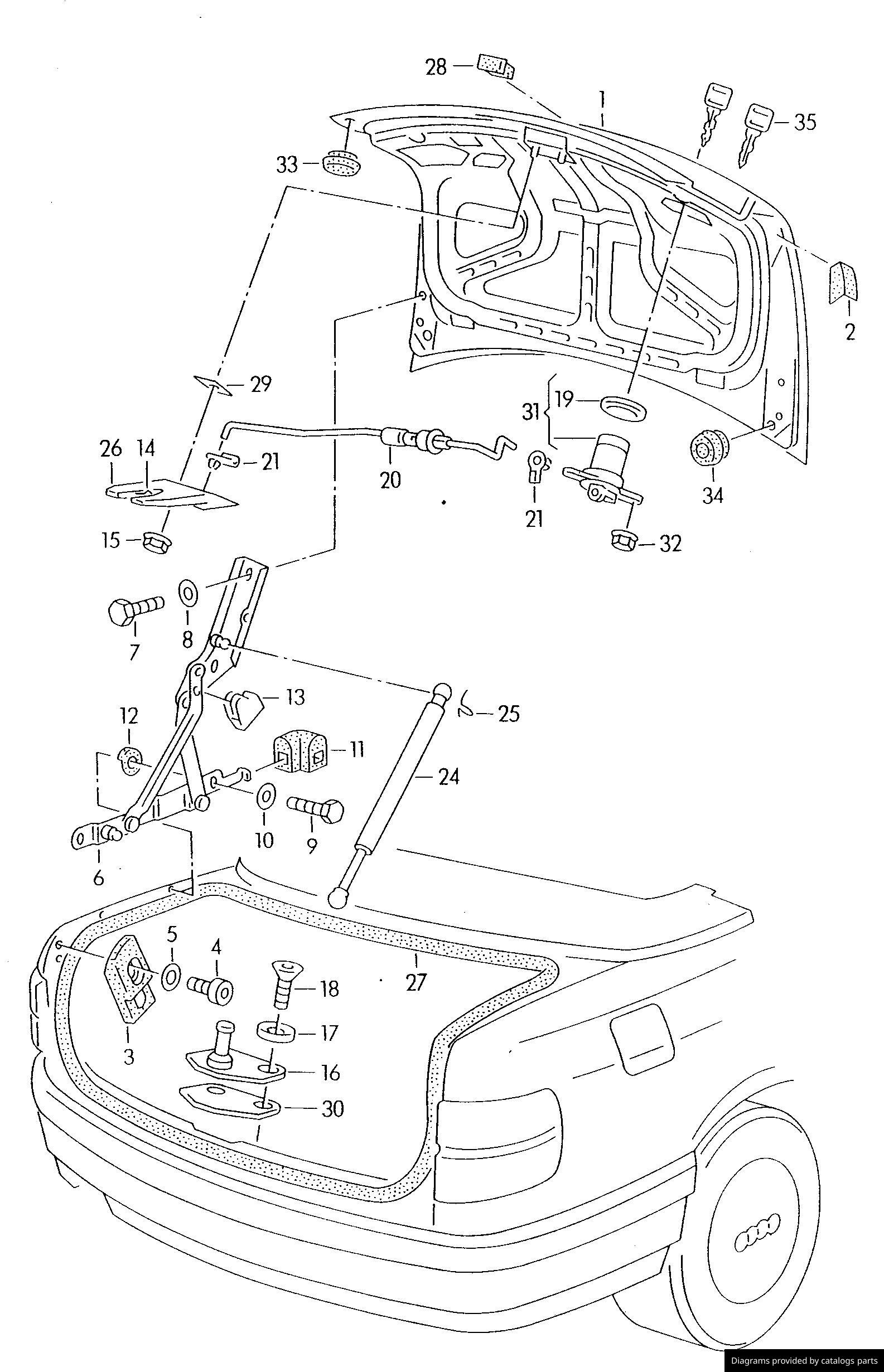 Car part diagram