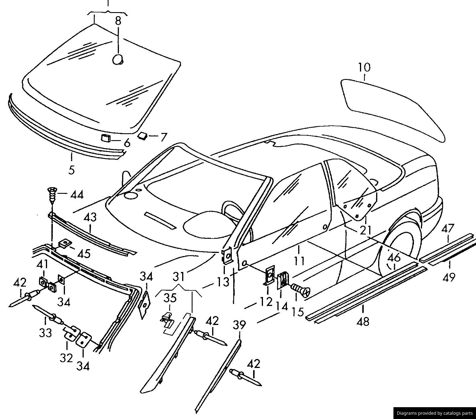 Car part diagram