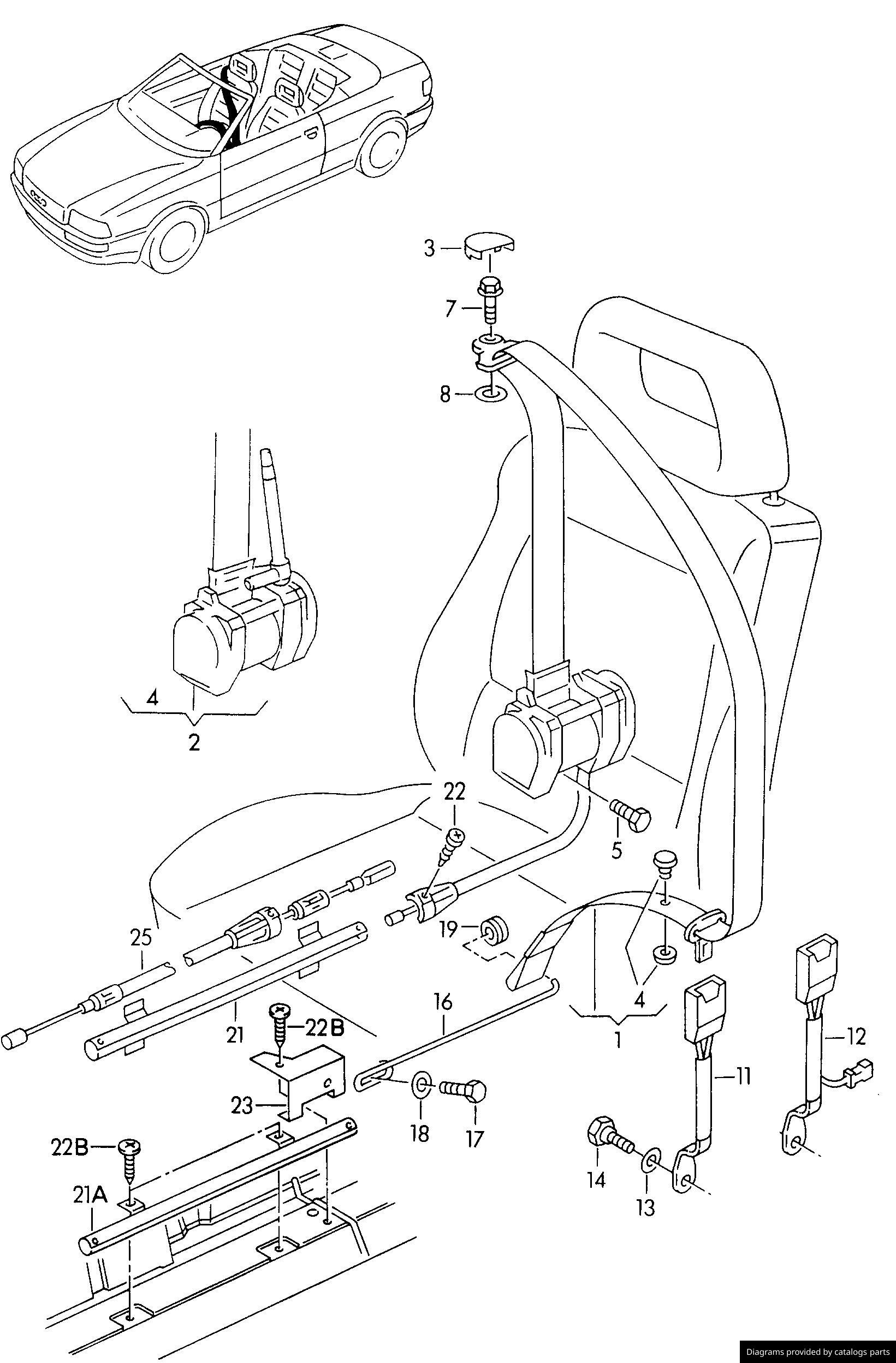 Car part diagram