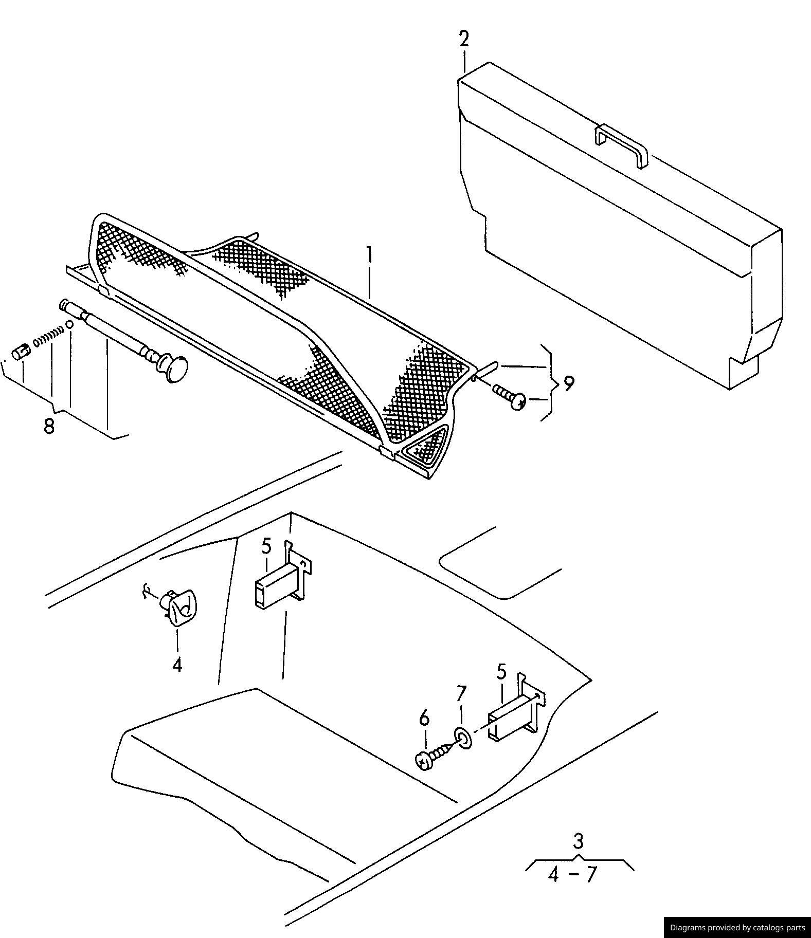 Car part diagram