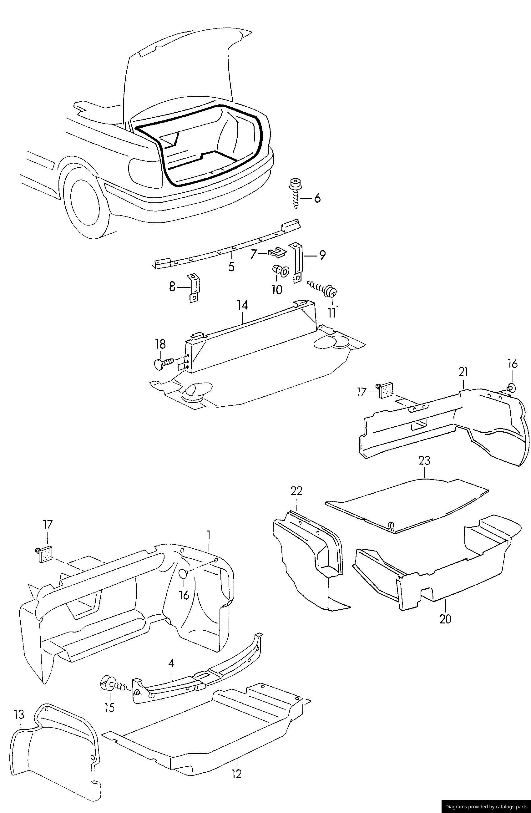 Car part diagram