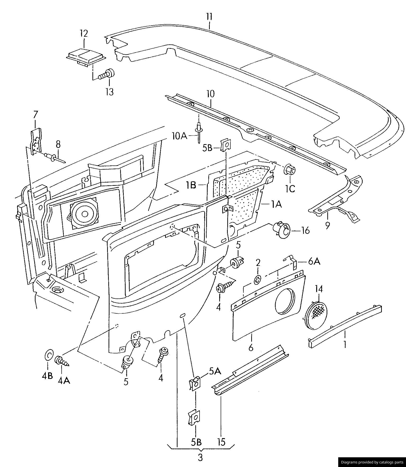 Car part diagram