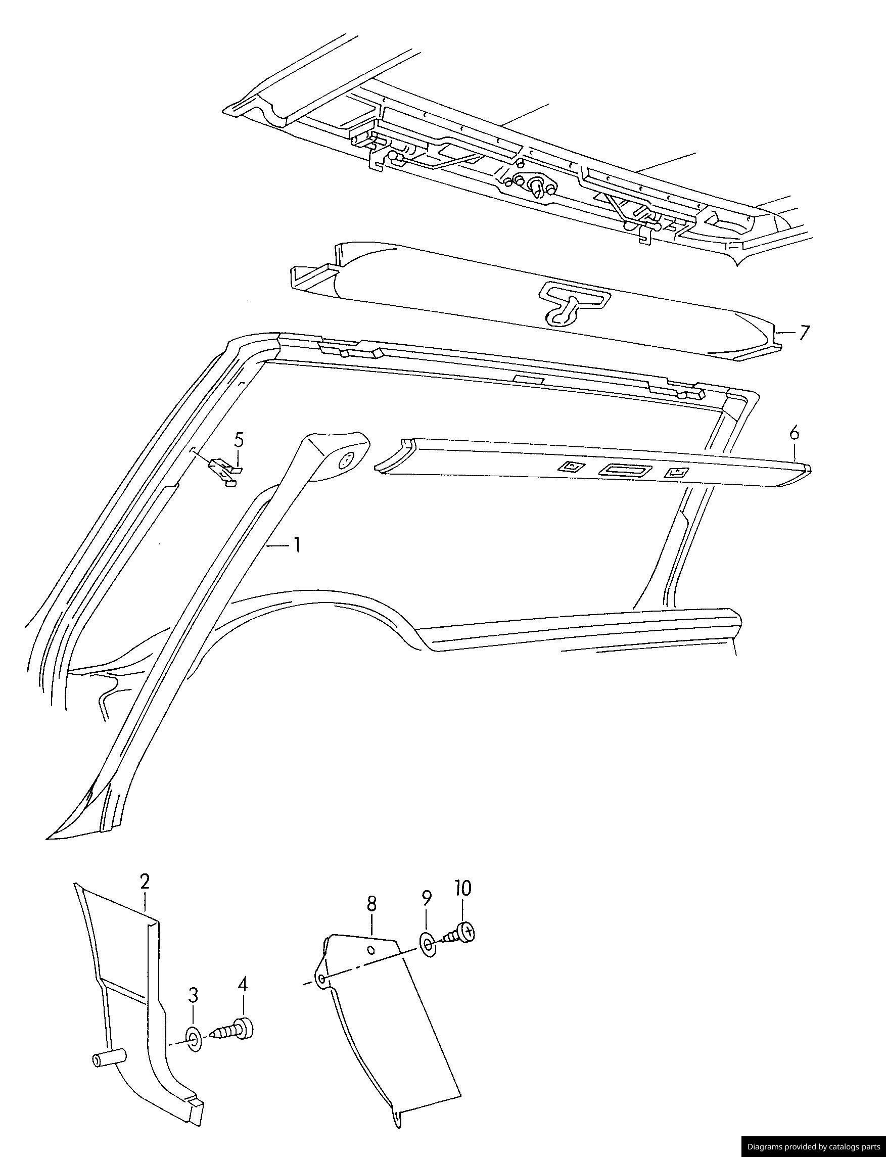 Car part diagram