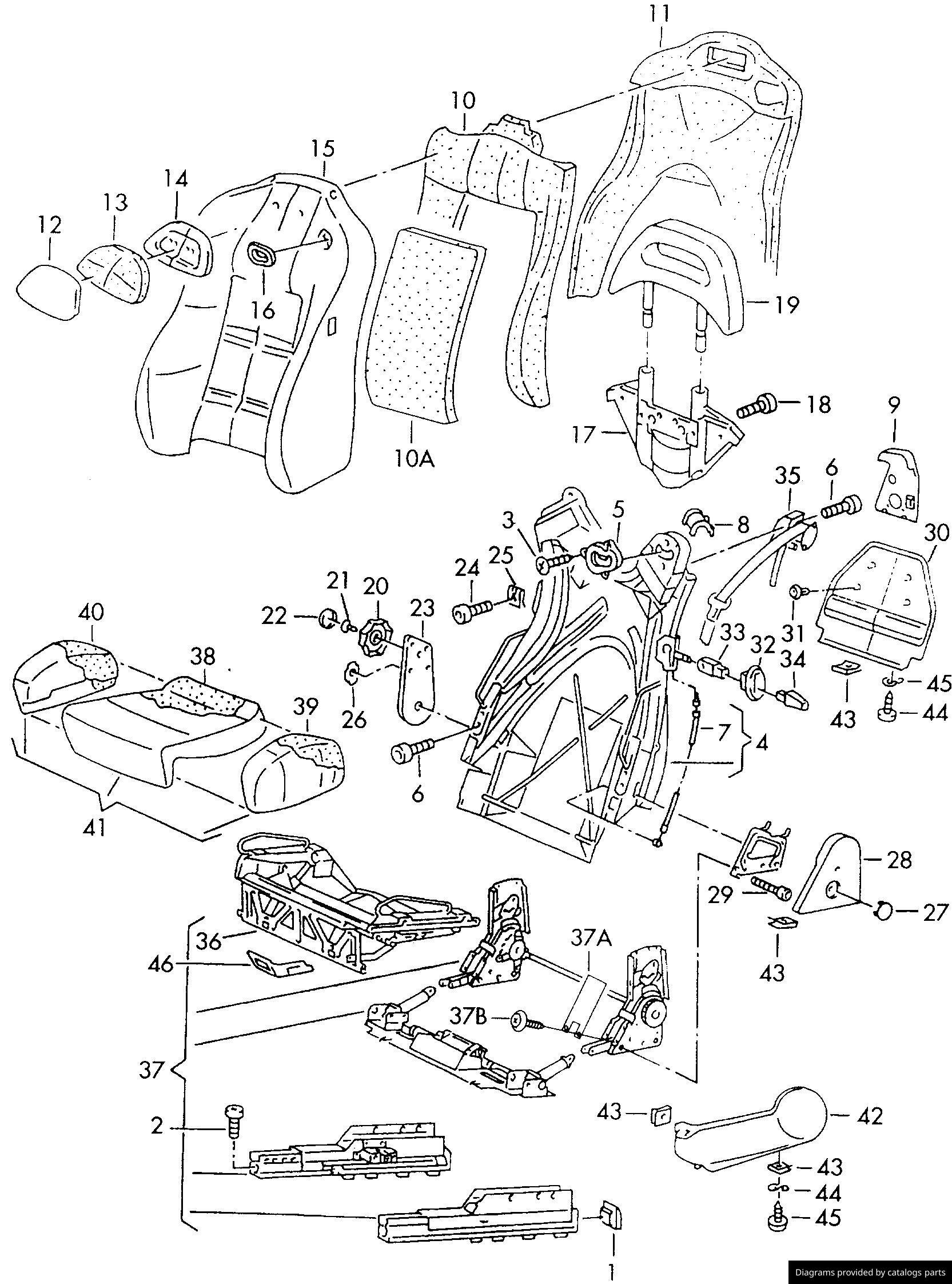 Car part diagram