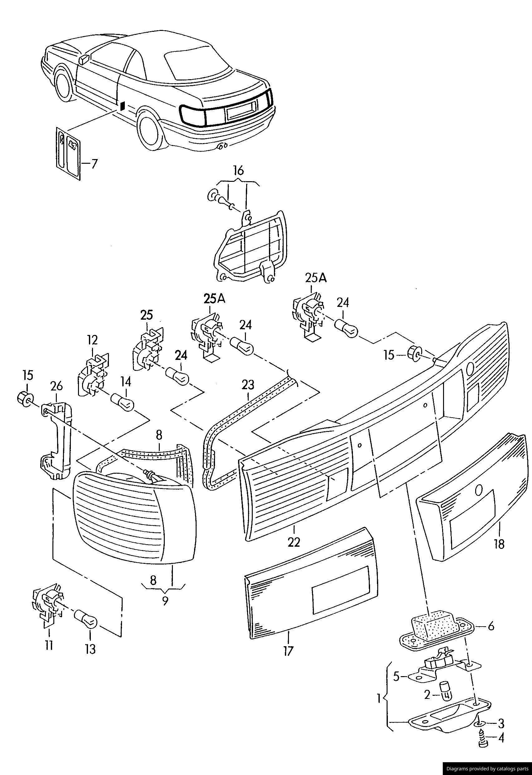 Car part diagram
