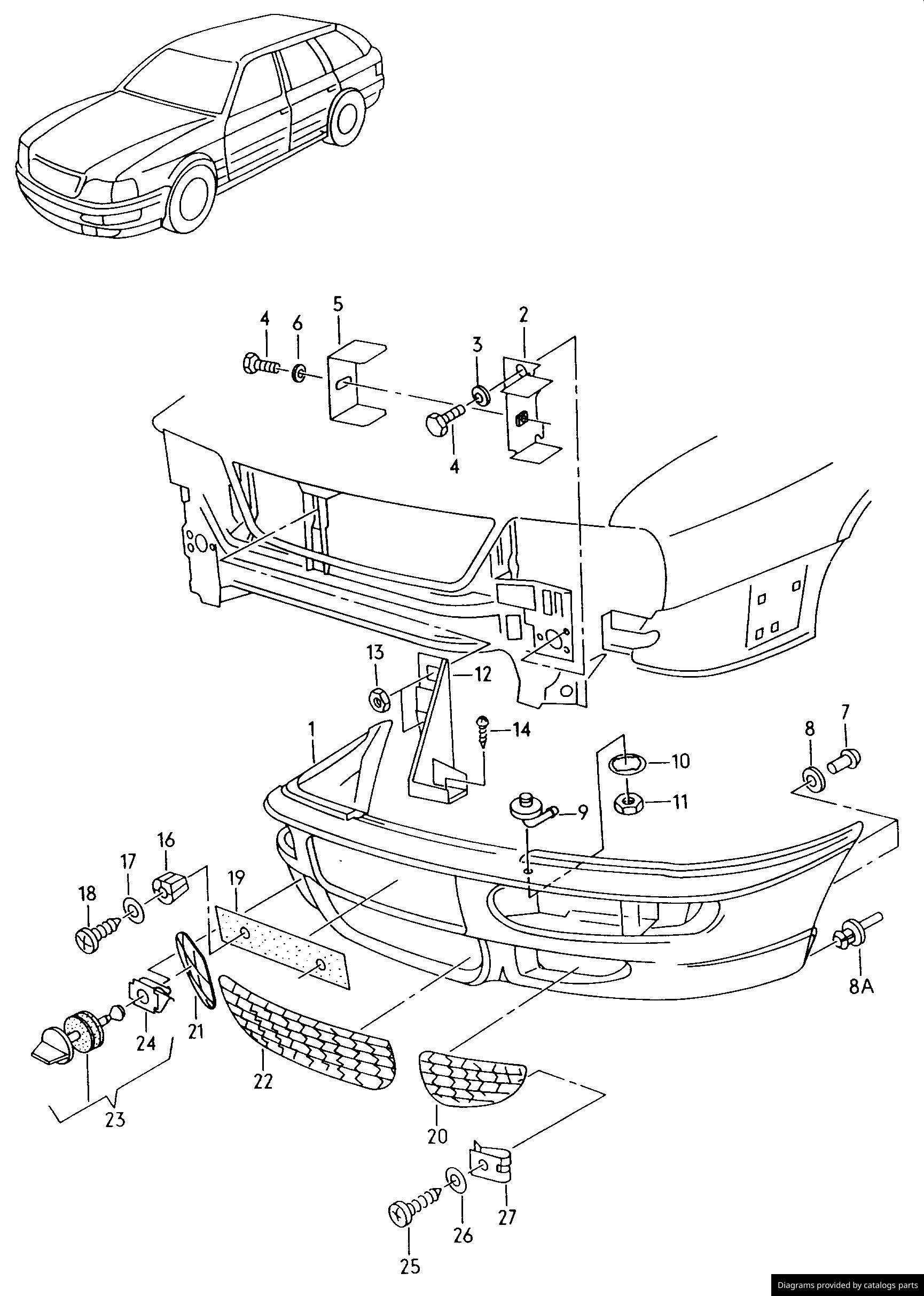 Car part diagram
