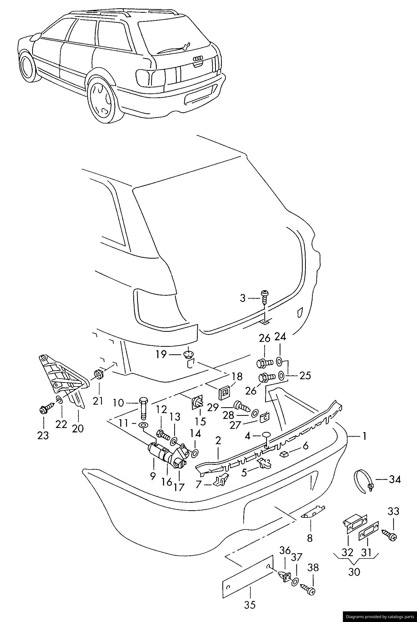 Car part diagram