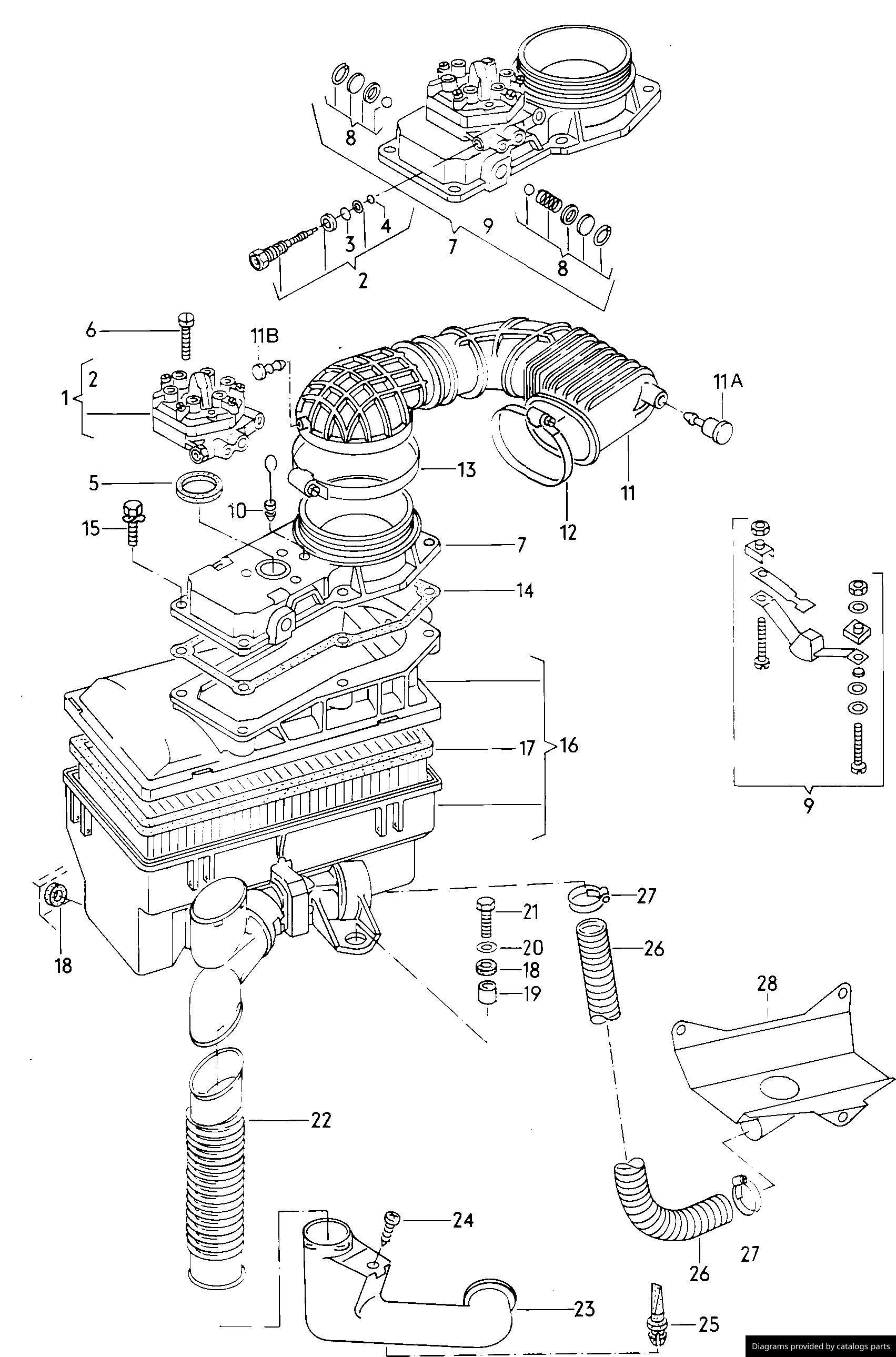 Car part diagram
