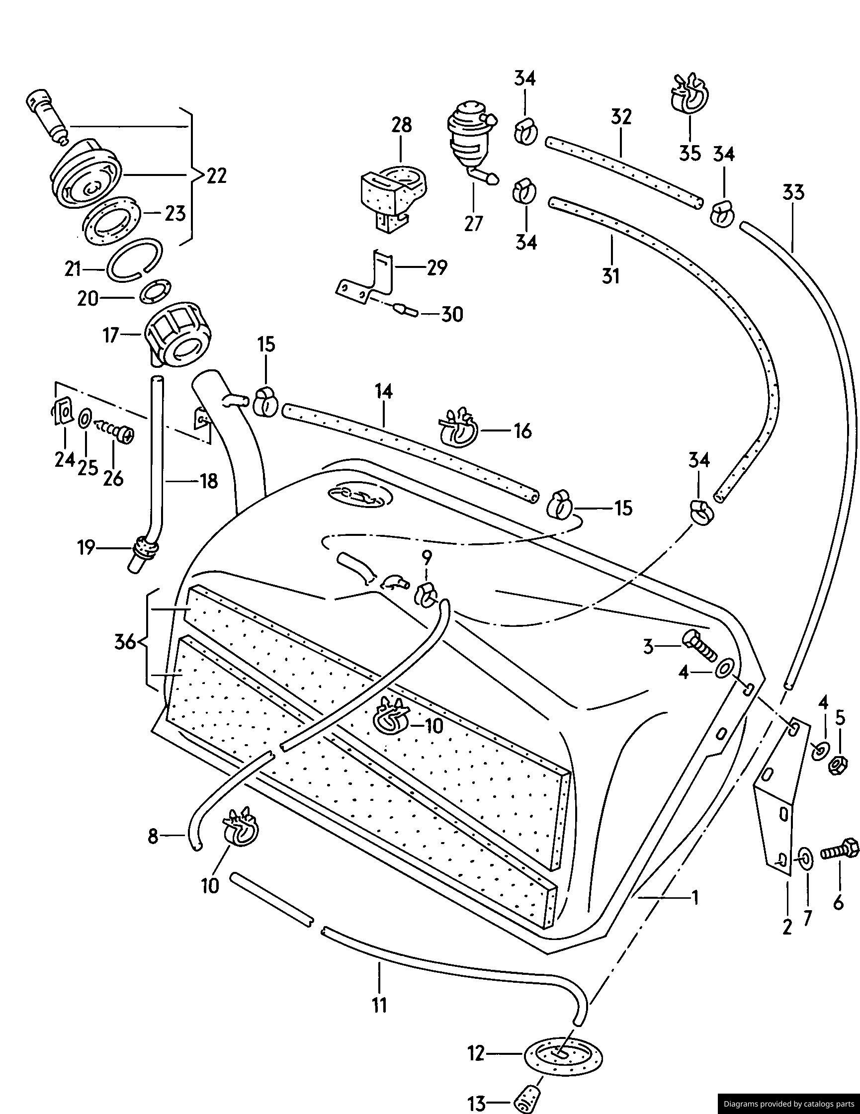 Car part diagram