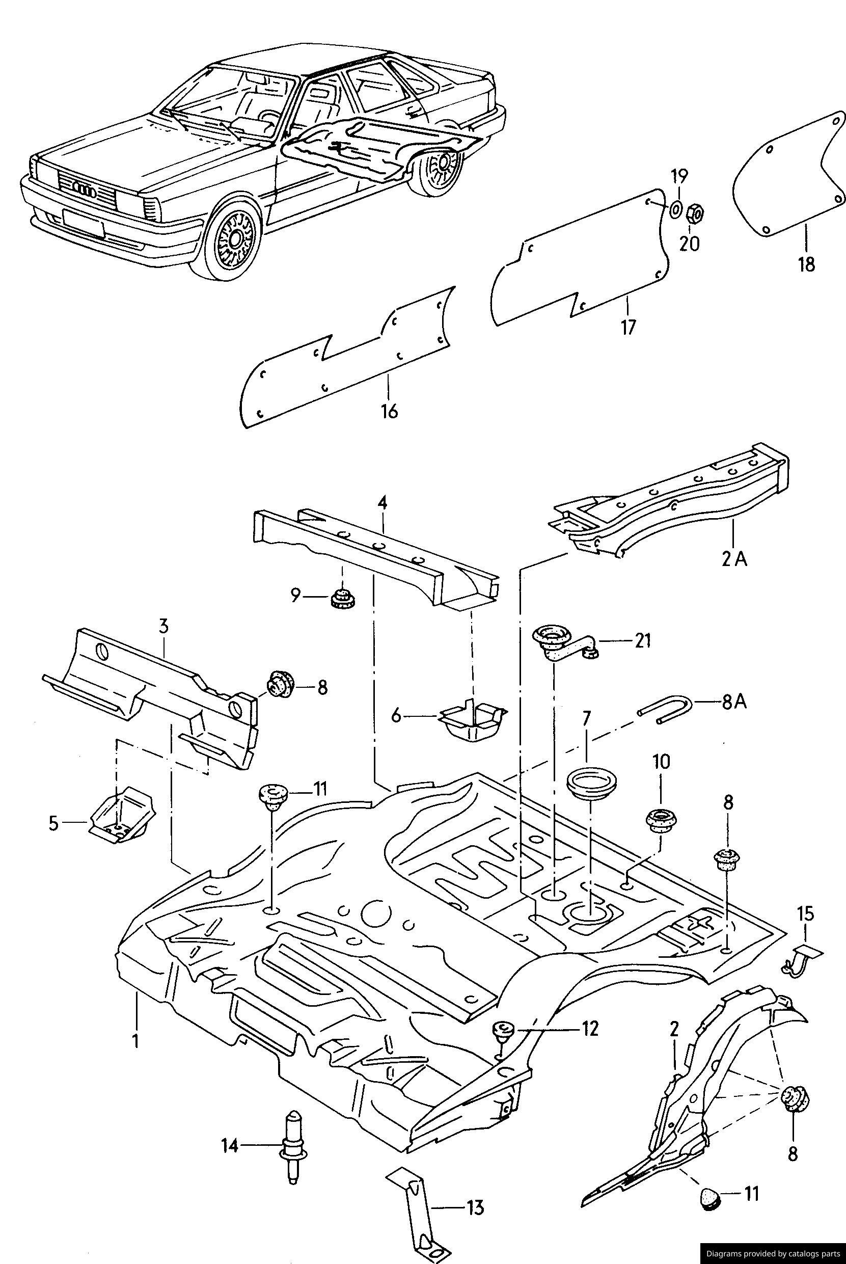 Car part diagram
