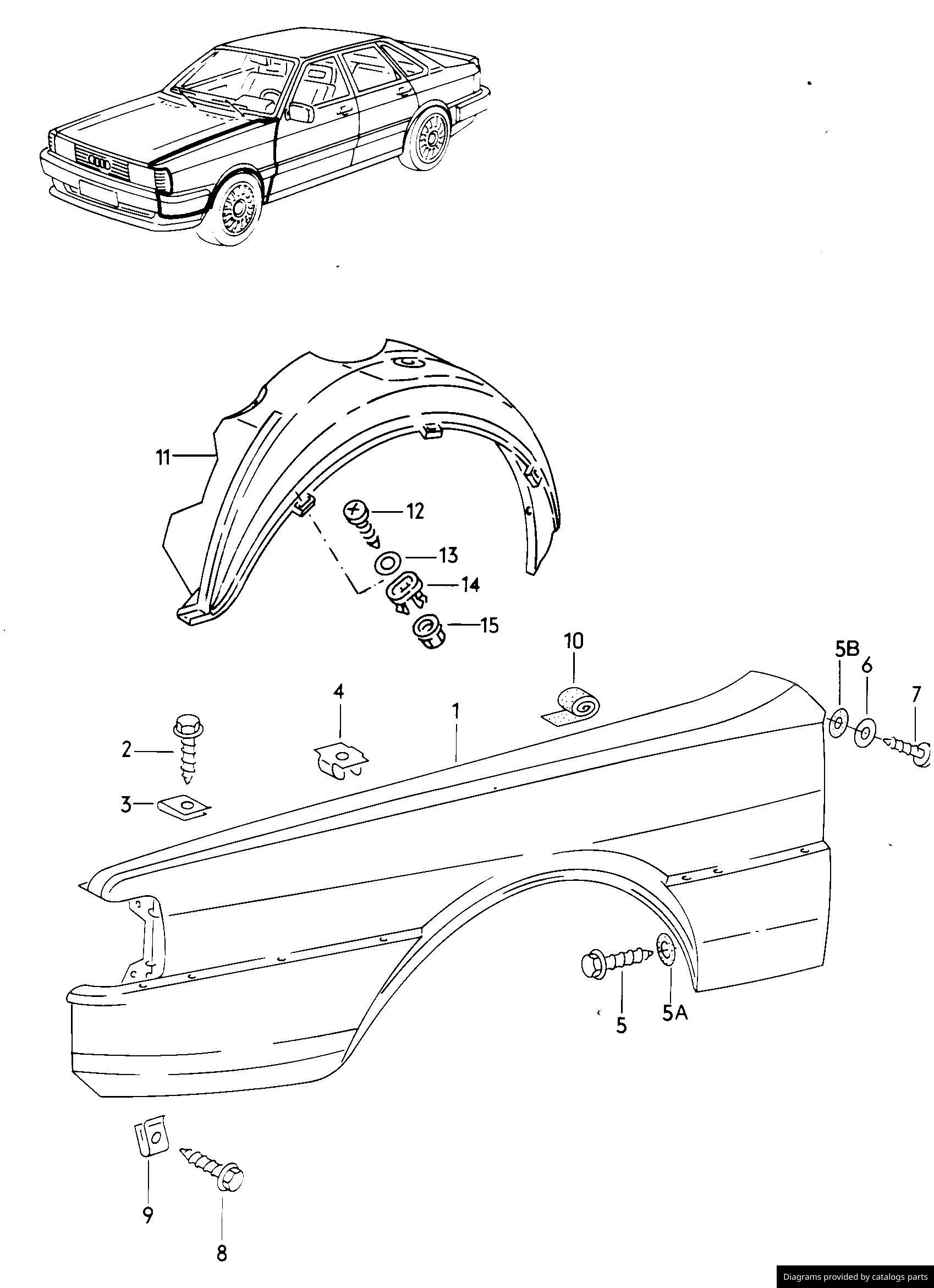 Car part diagram