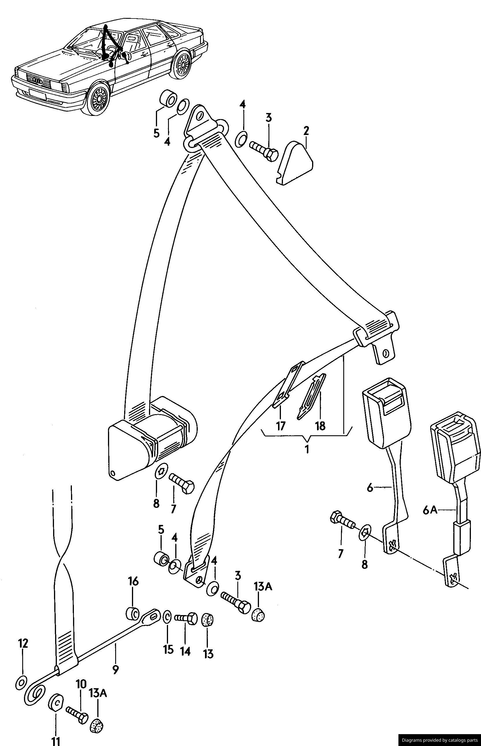 Car part diagram