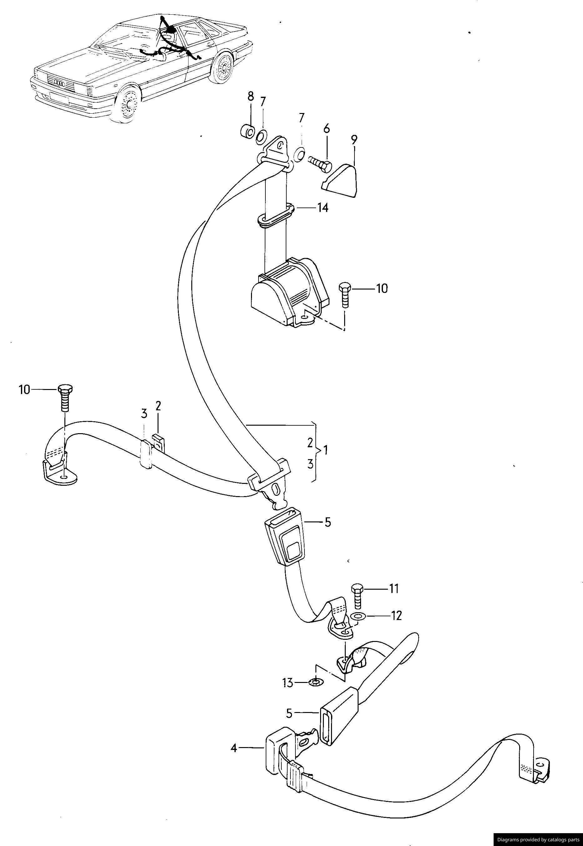 Car part diagram