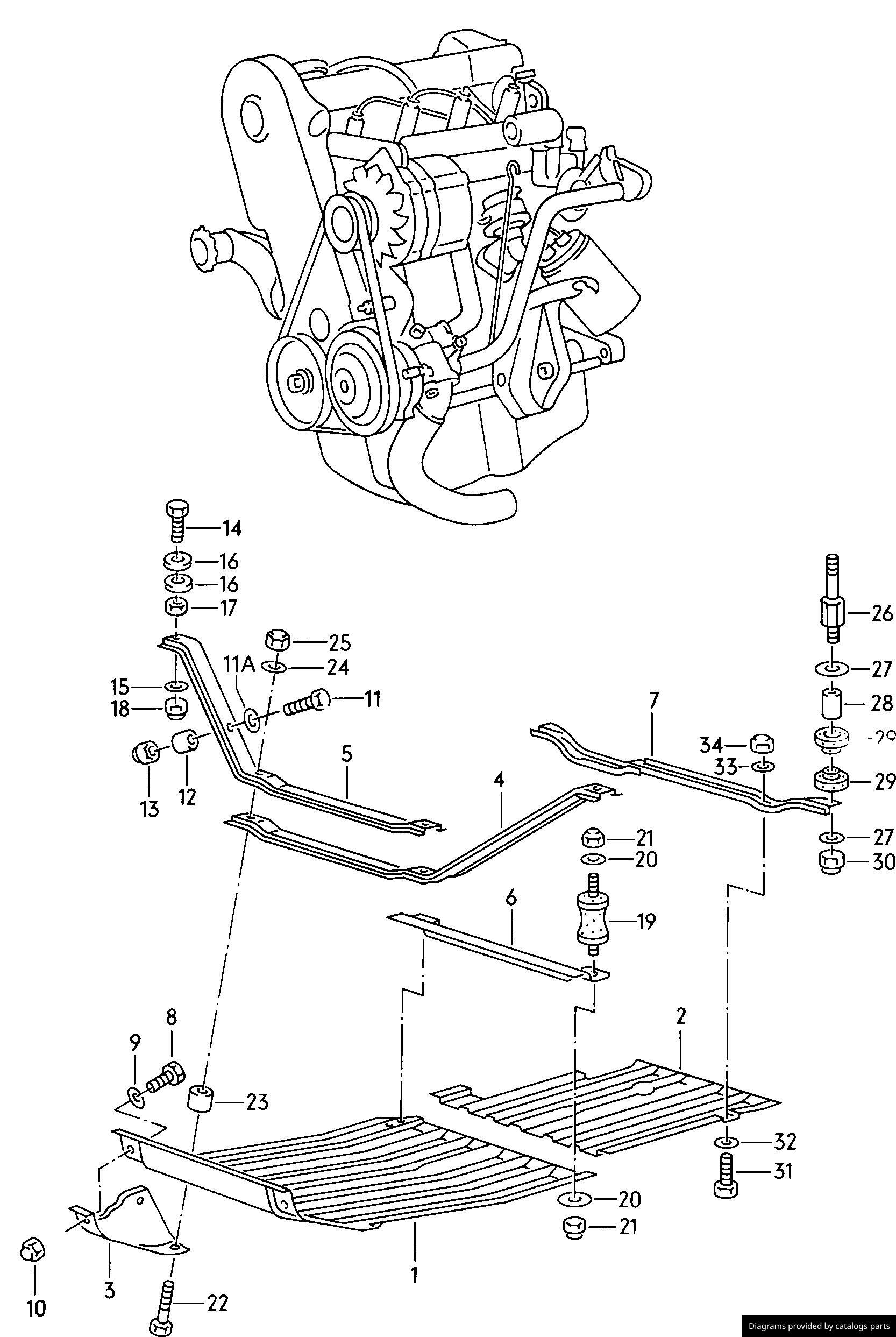 Car part diagram