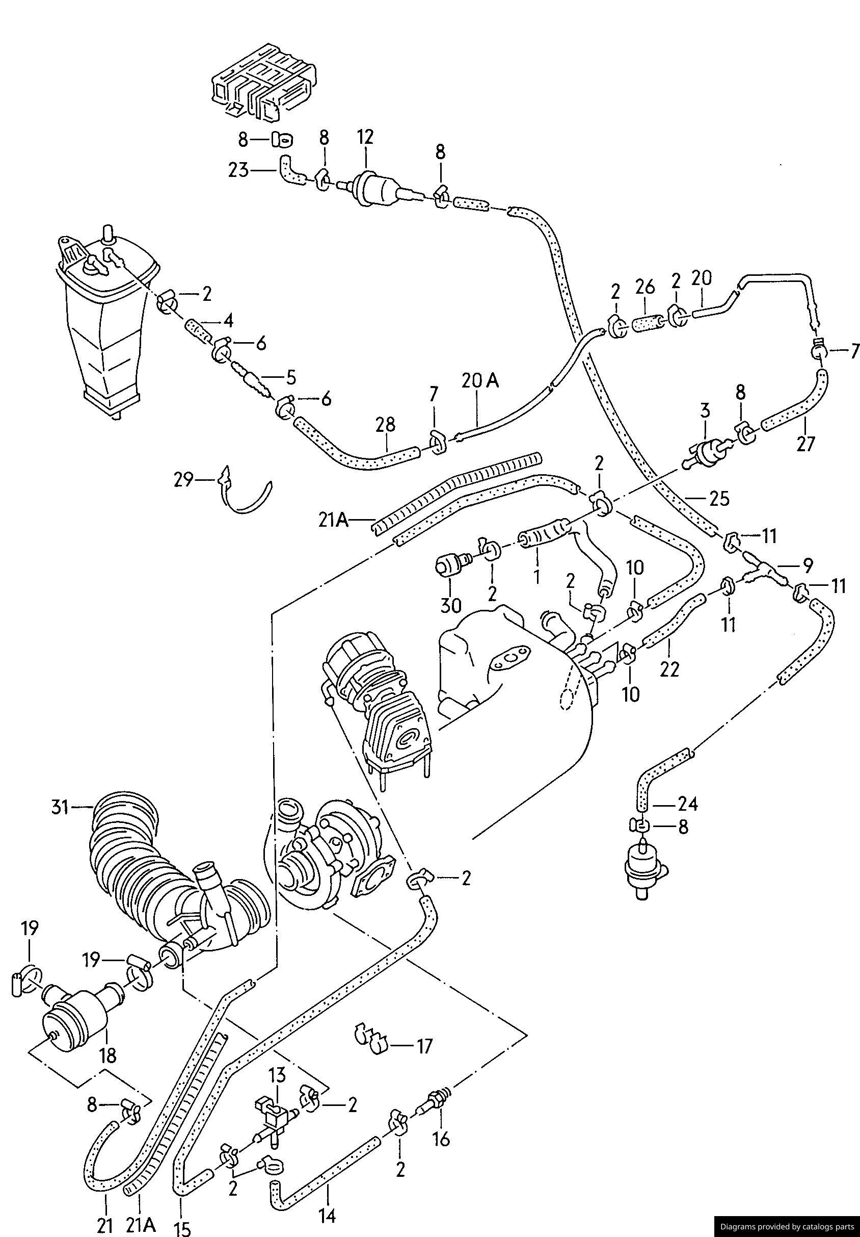 Car part diagram