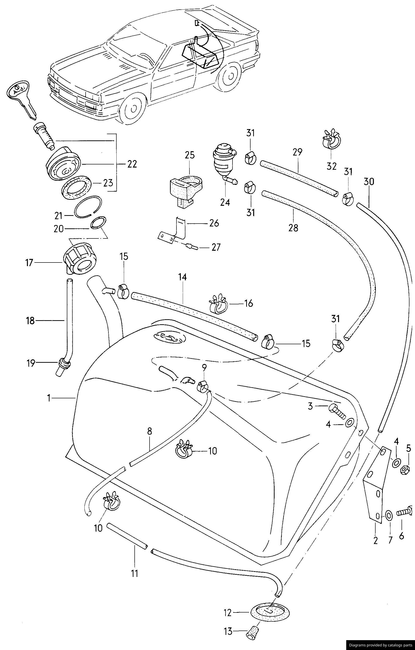 Car part diagram