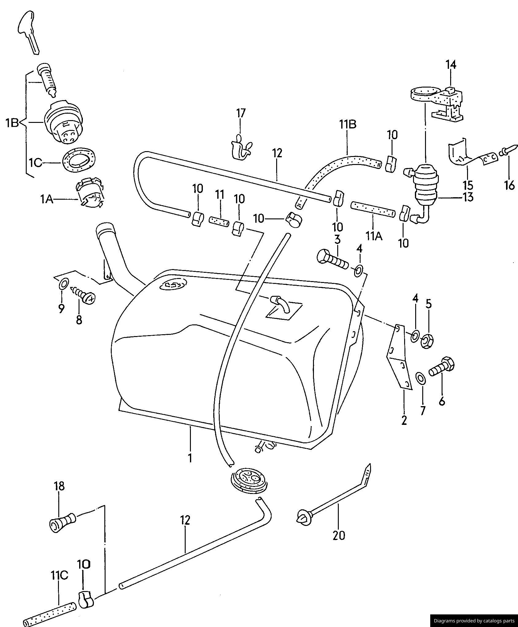 Car part diagram