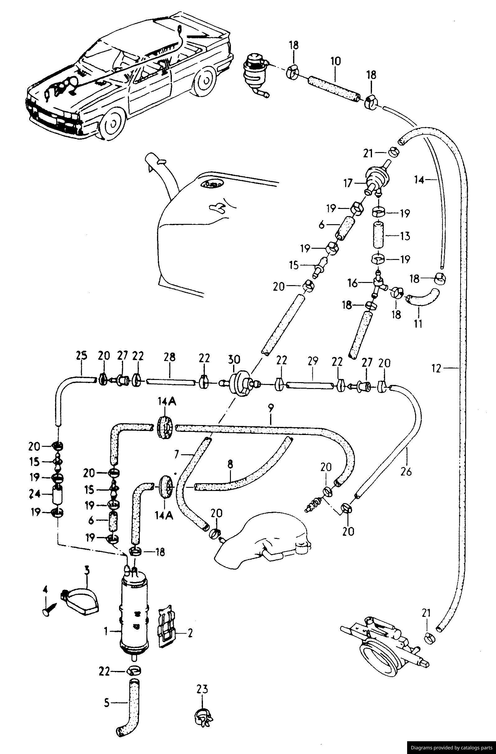 Car part diagram