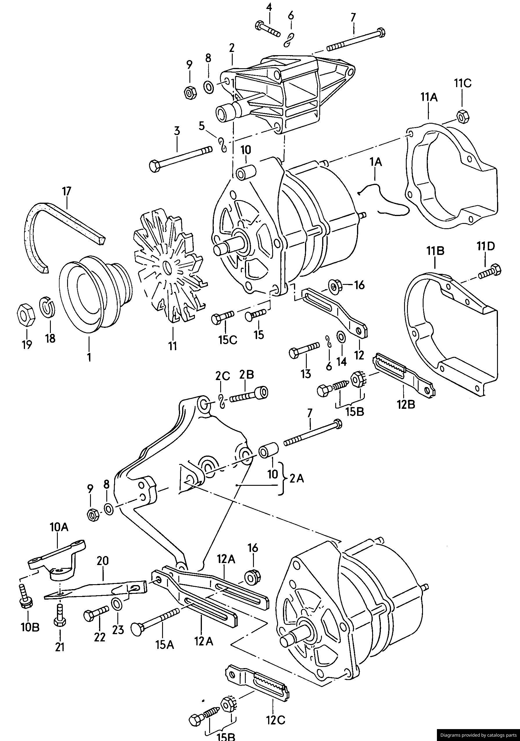 Car part diagram