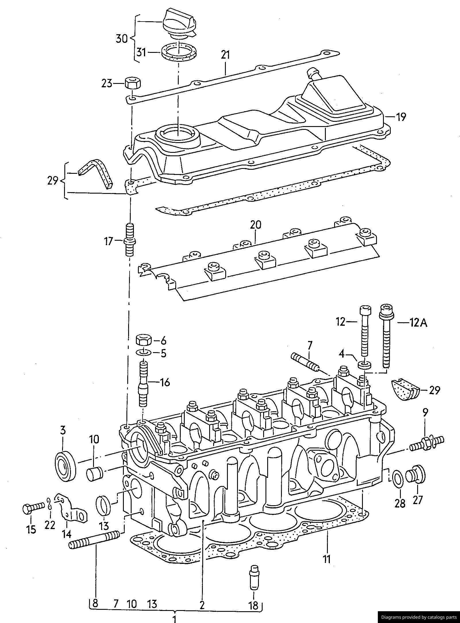 Car part diagram