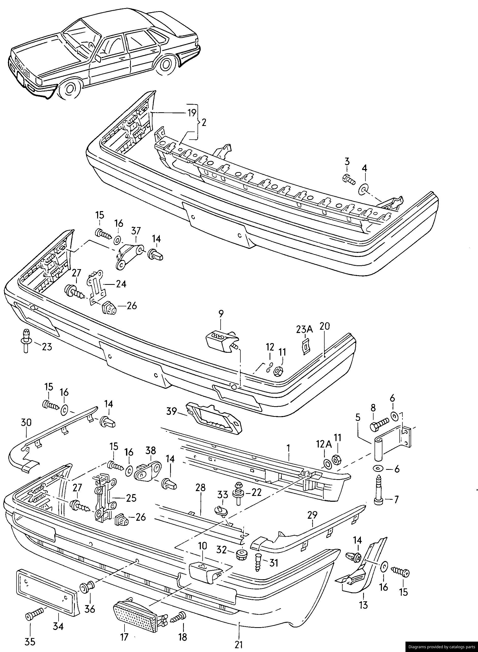 Car part diagram