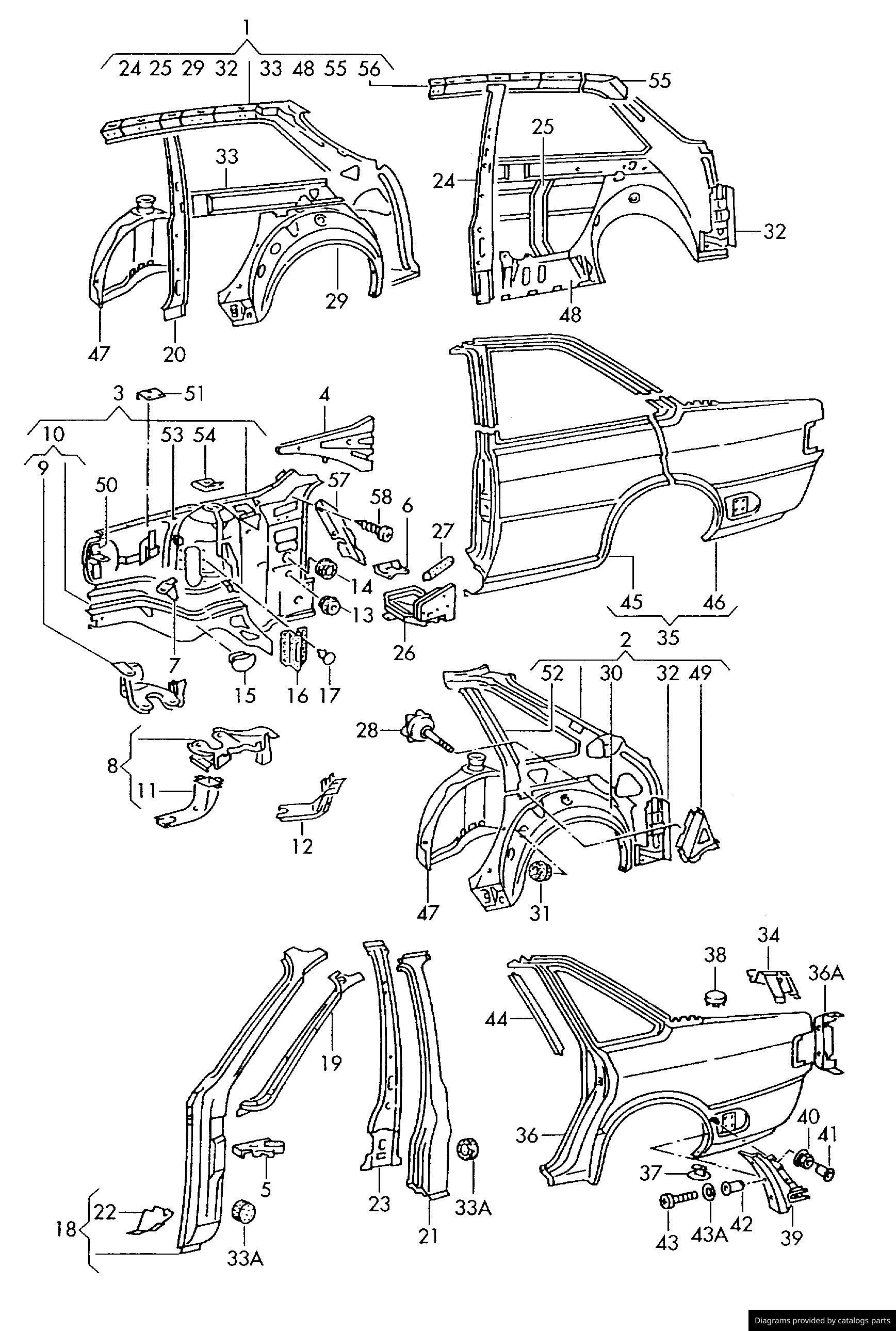 Car part diagram