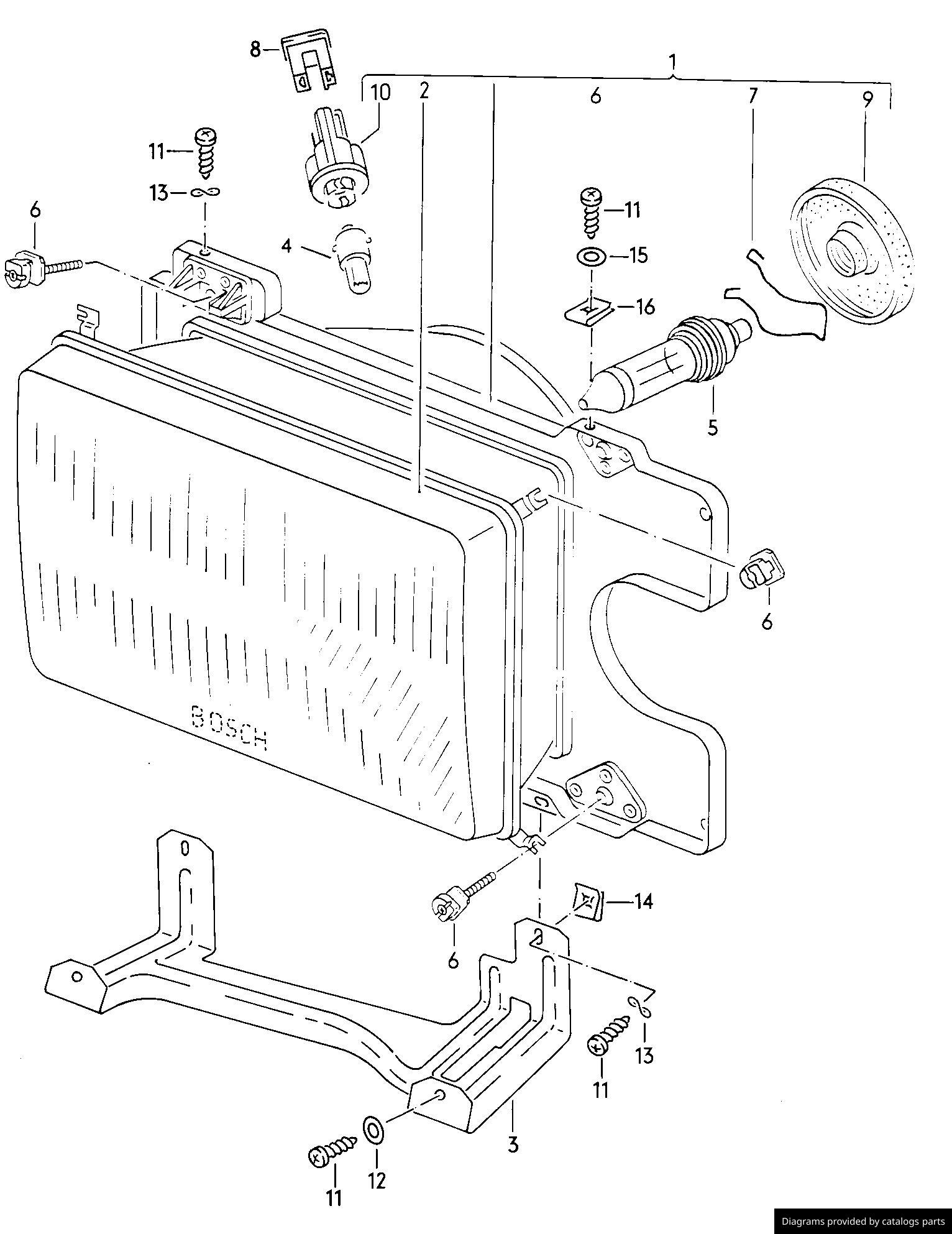 Car part diagram