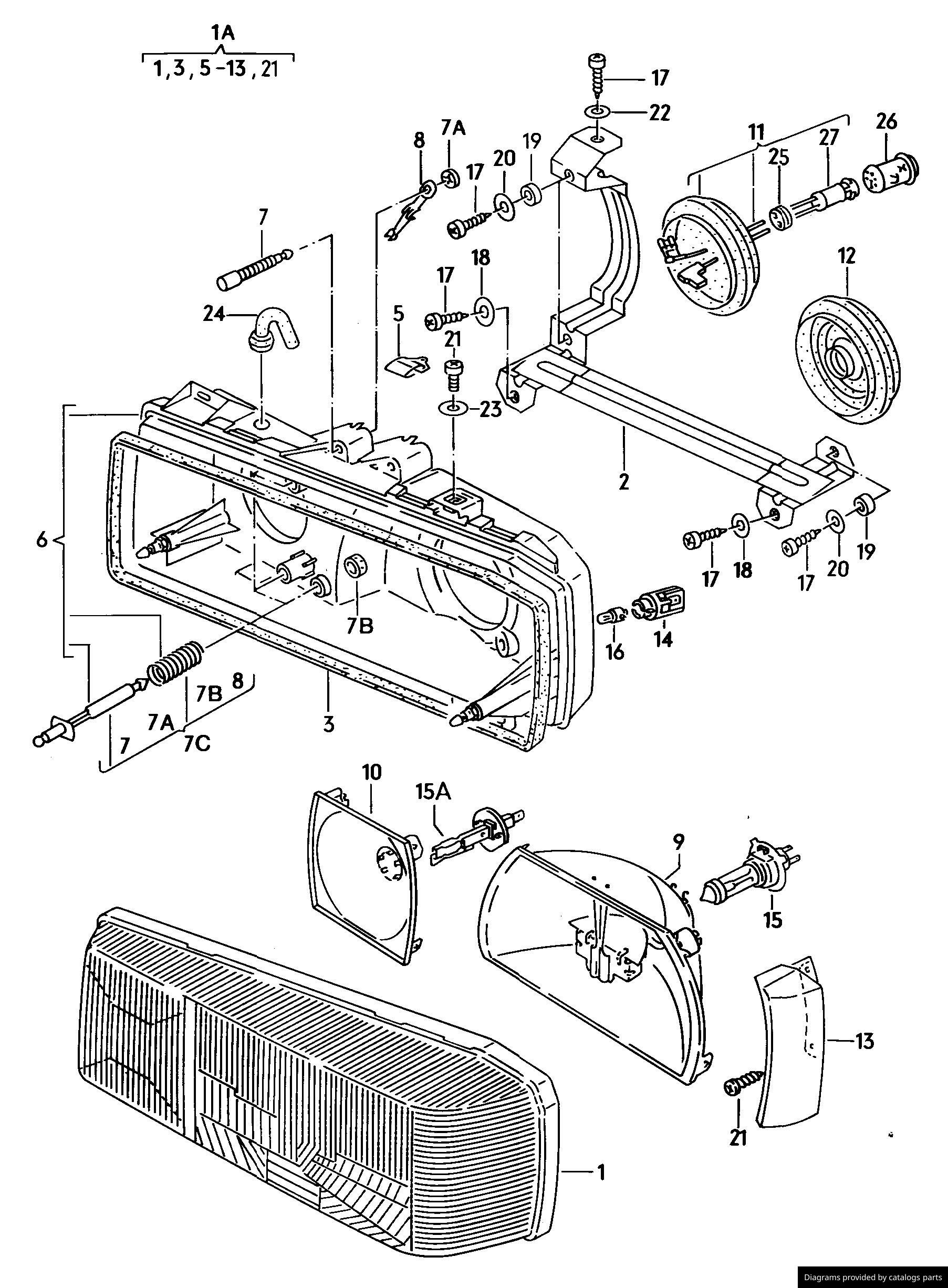 Car part diagram