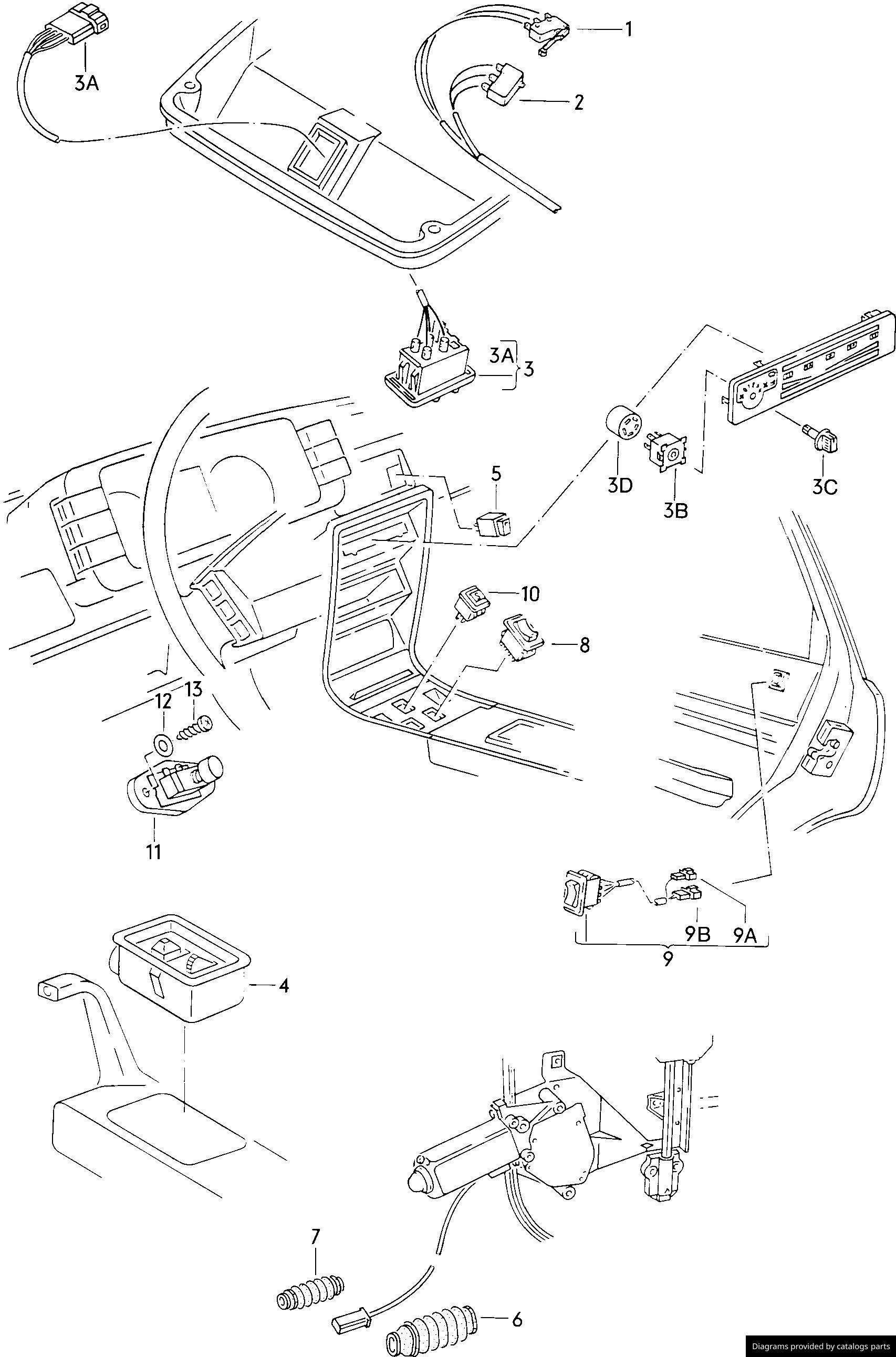 Car part diagram
