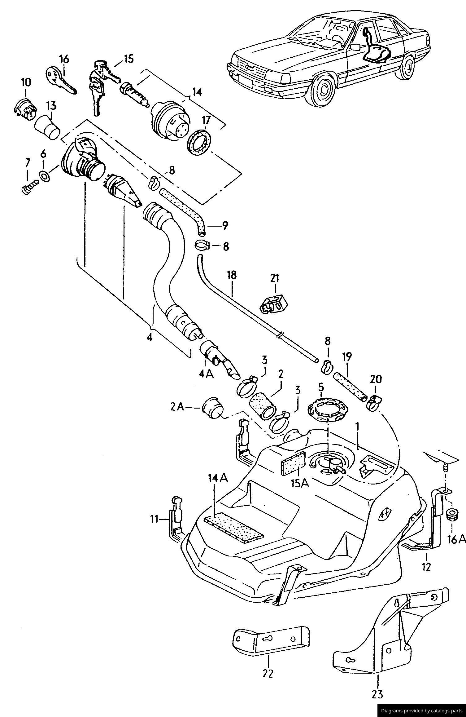 Car part diagram