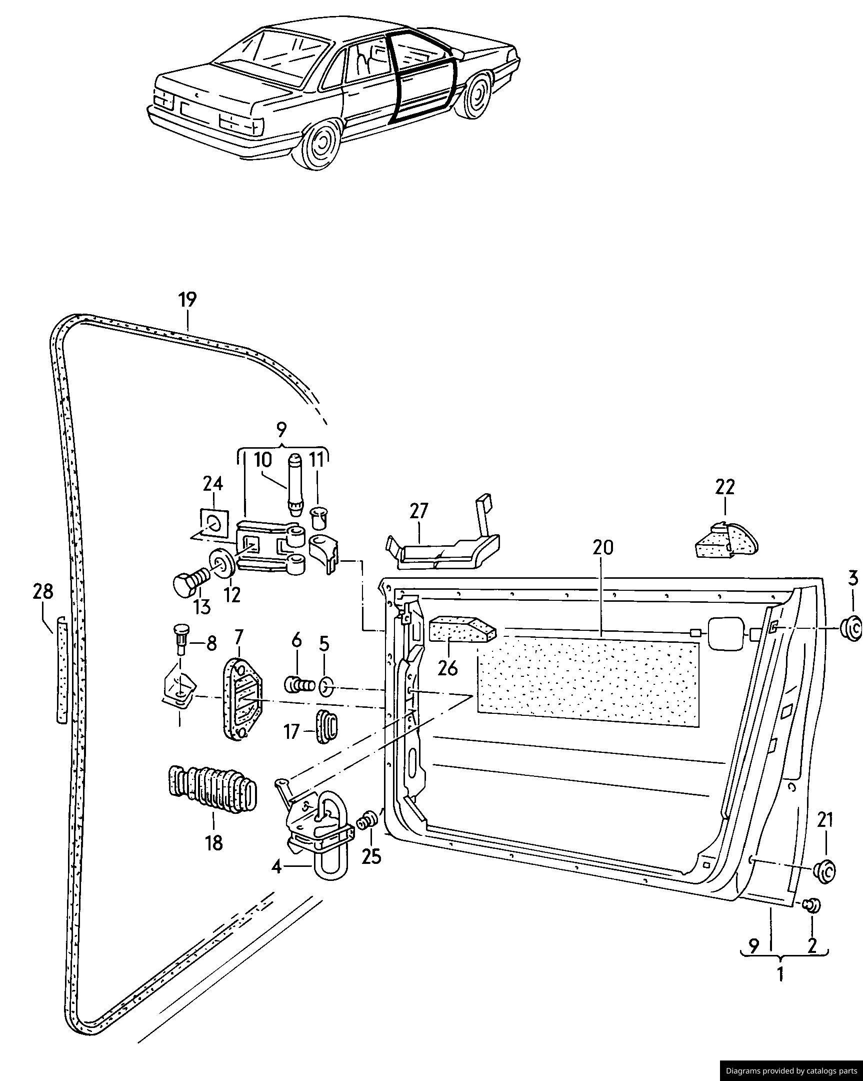 Car part diagram