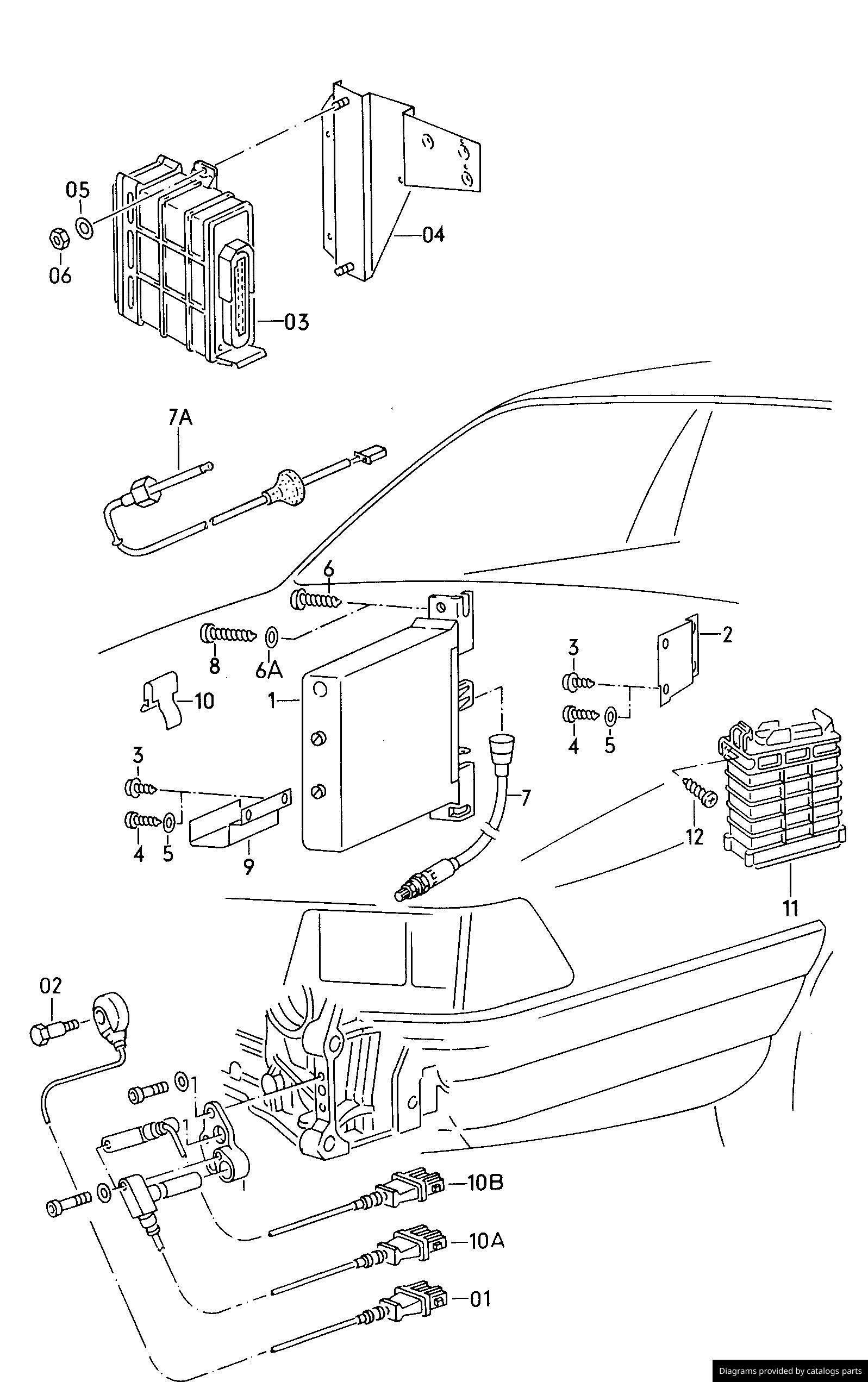 Car part diagram